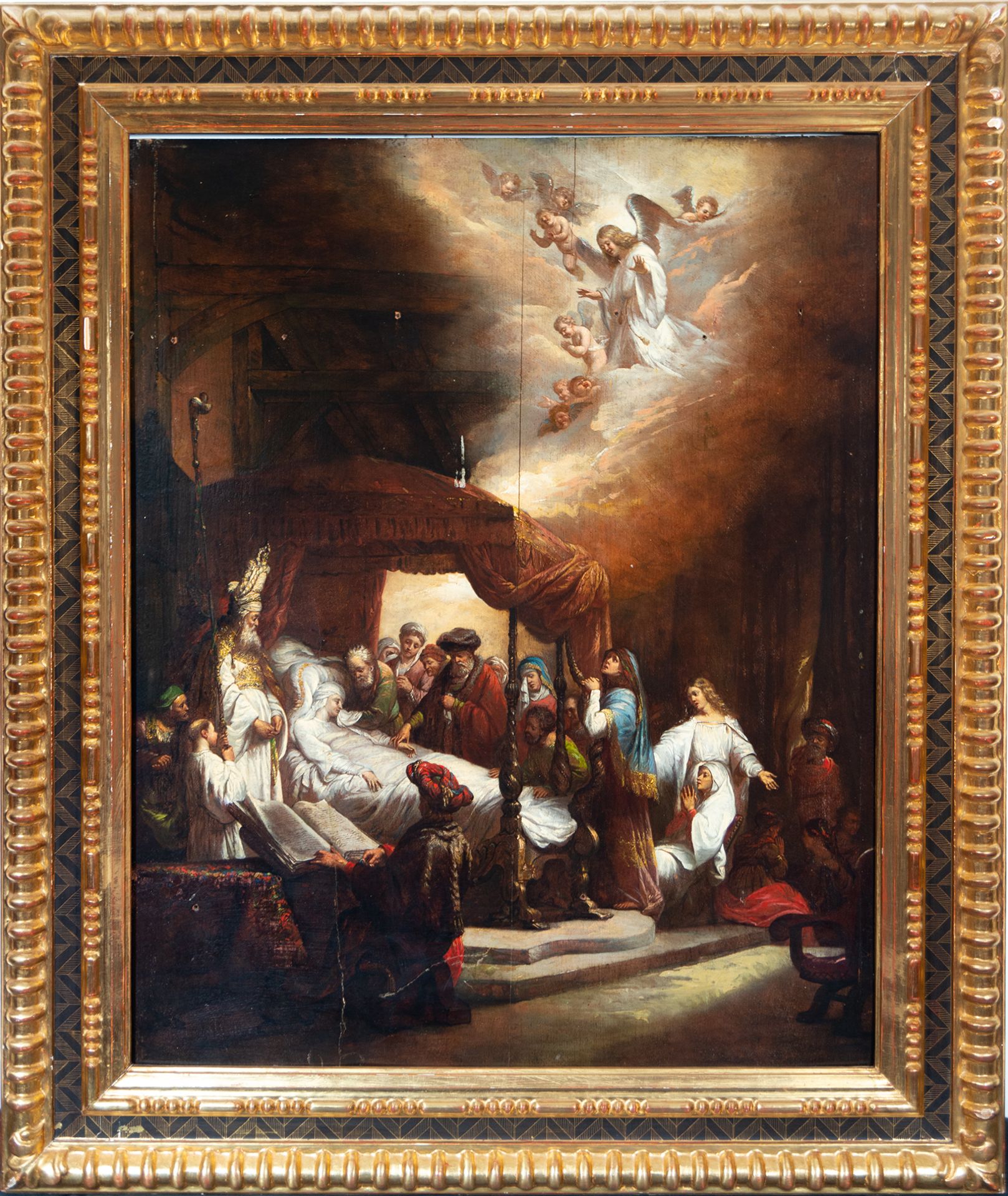 The Death of the Virgin, Dutch school, late 16th century, circle of Rembrandt Harmenszoon van Rijn