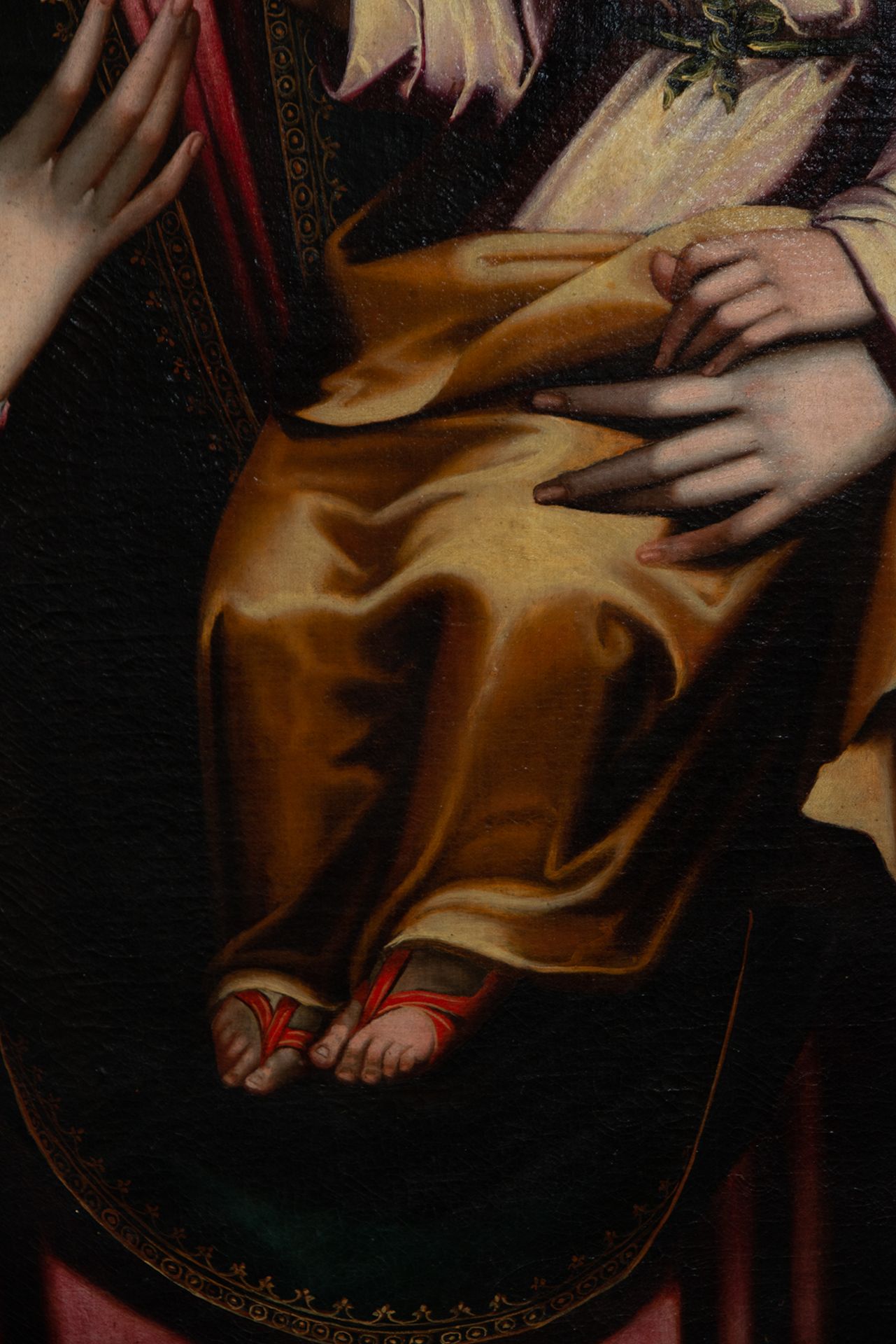 Virgin of the Pópolo, Cordovan school of the 18th century - Bild 5 aus 6