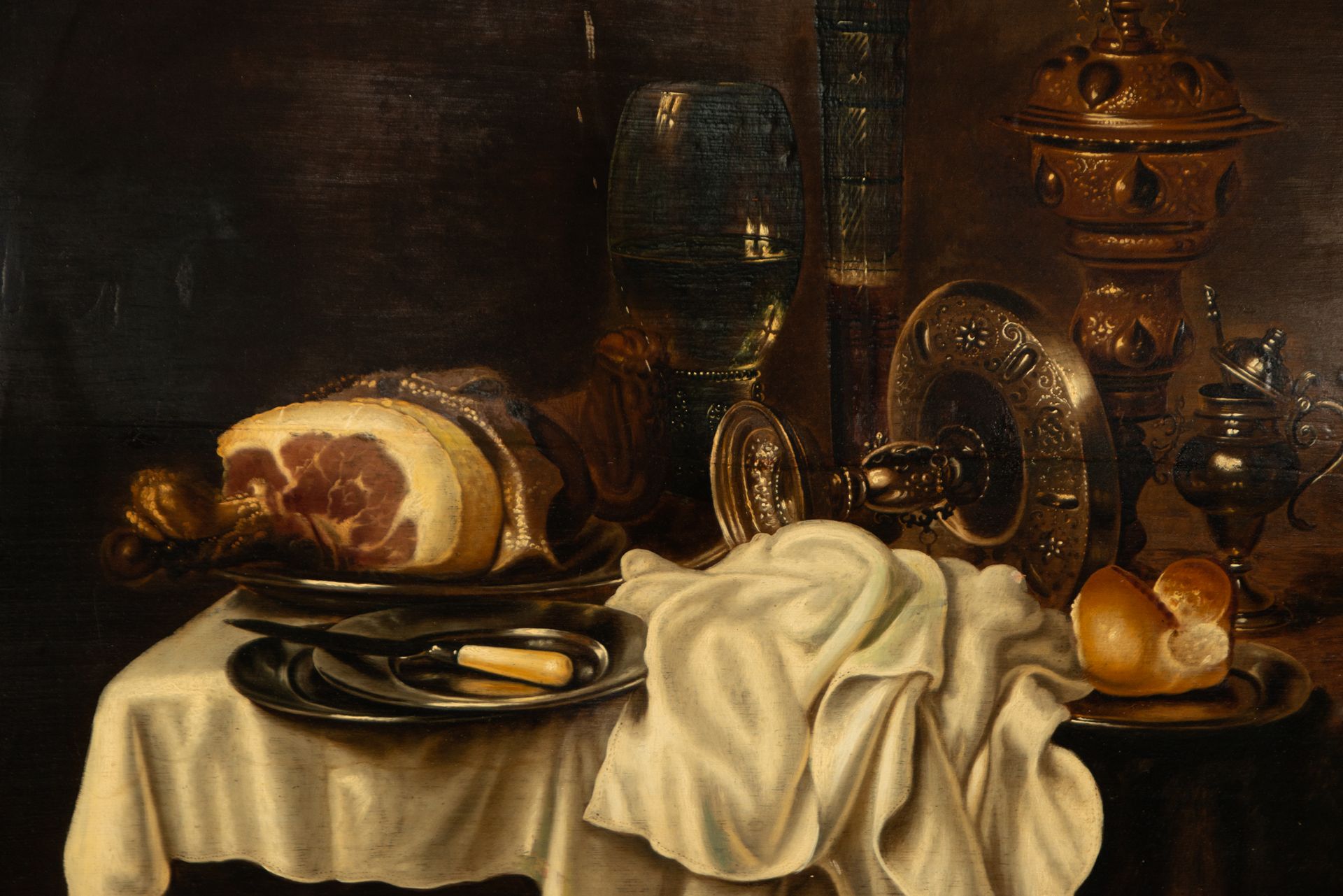 Still life, following 17th century Flemish models, follower of Adriaen van Utrecht (Antwerp, 1599 -  - Bild 2 aus 6