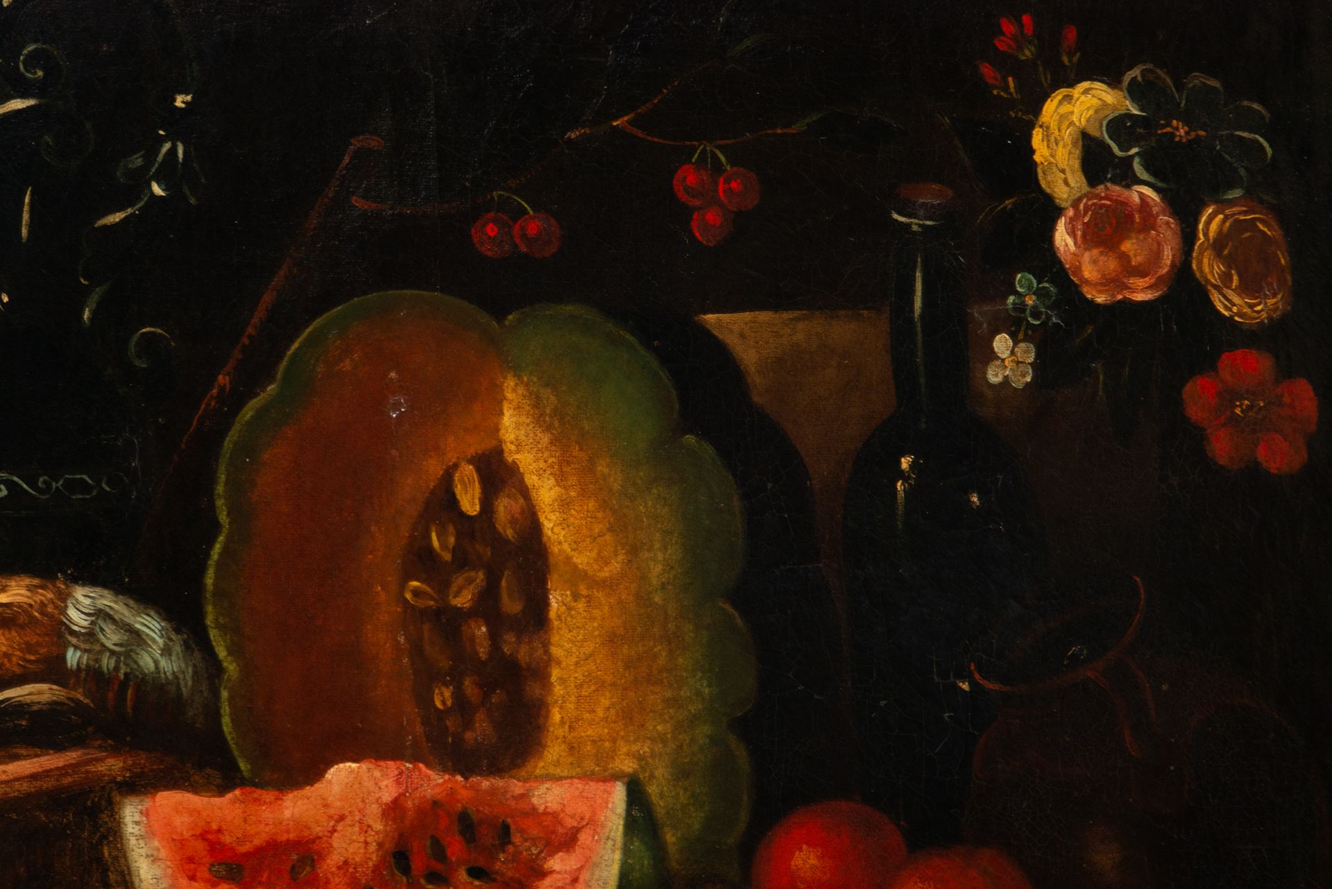 Still life with Watermelon, Italian school of the end of the 18th - 19th century - Bild 4 aus 5