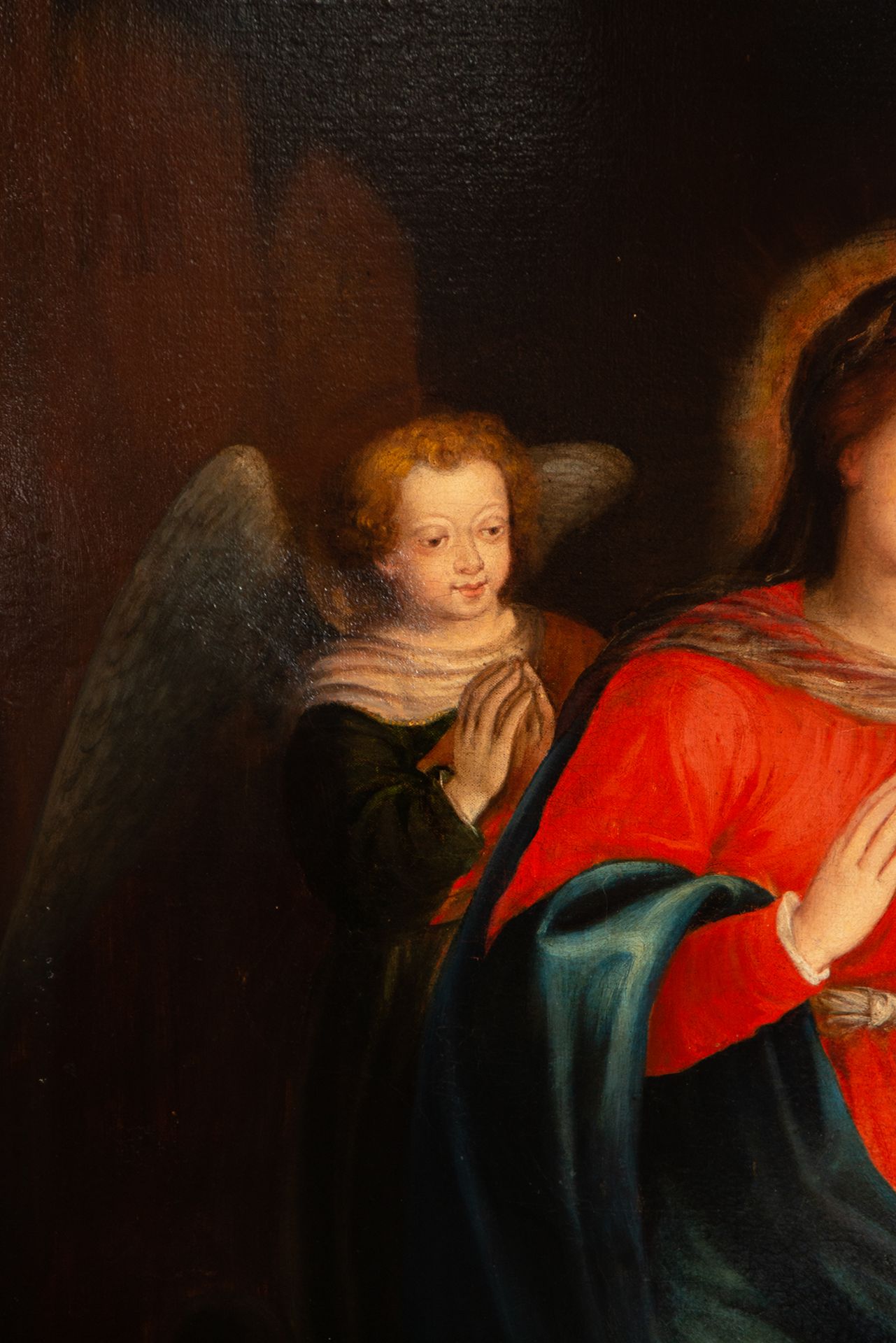 Holy Family with Angel, Sevillian or Portuguese school of the 17th century, circle of Josefa de Óbid - Bild 5 aus 7