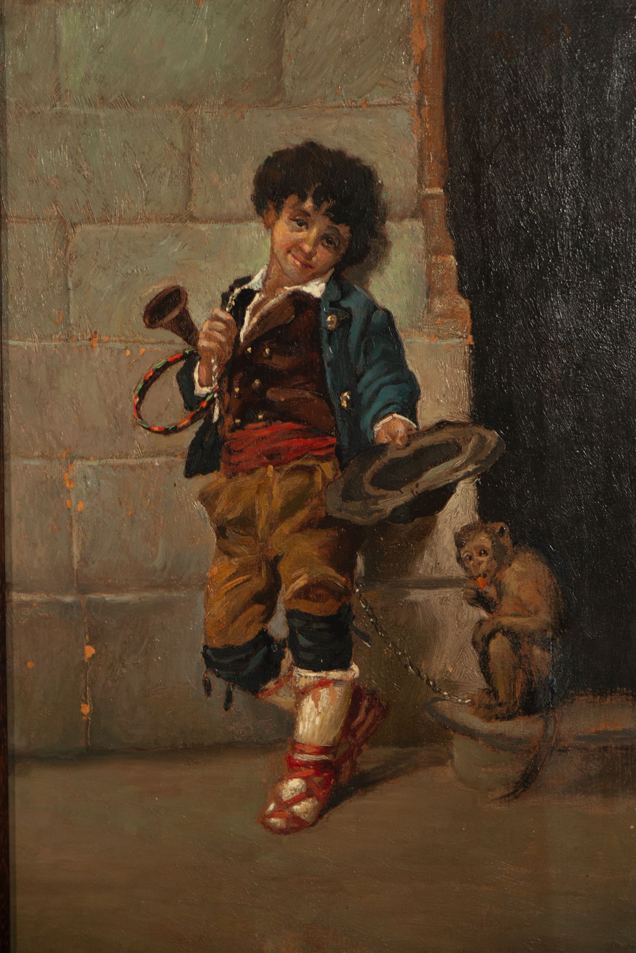 Pair of Musician Children, Austrian school of the 19th century - Bild 6 aus 8