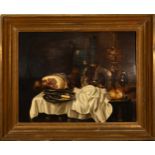 Still life, following 17th century Flemish models, follower of Adriaen van Utrecht (Antwerp, 1599 -