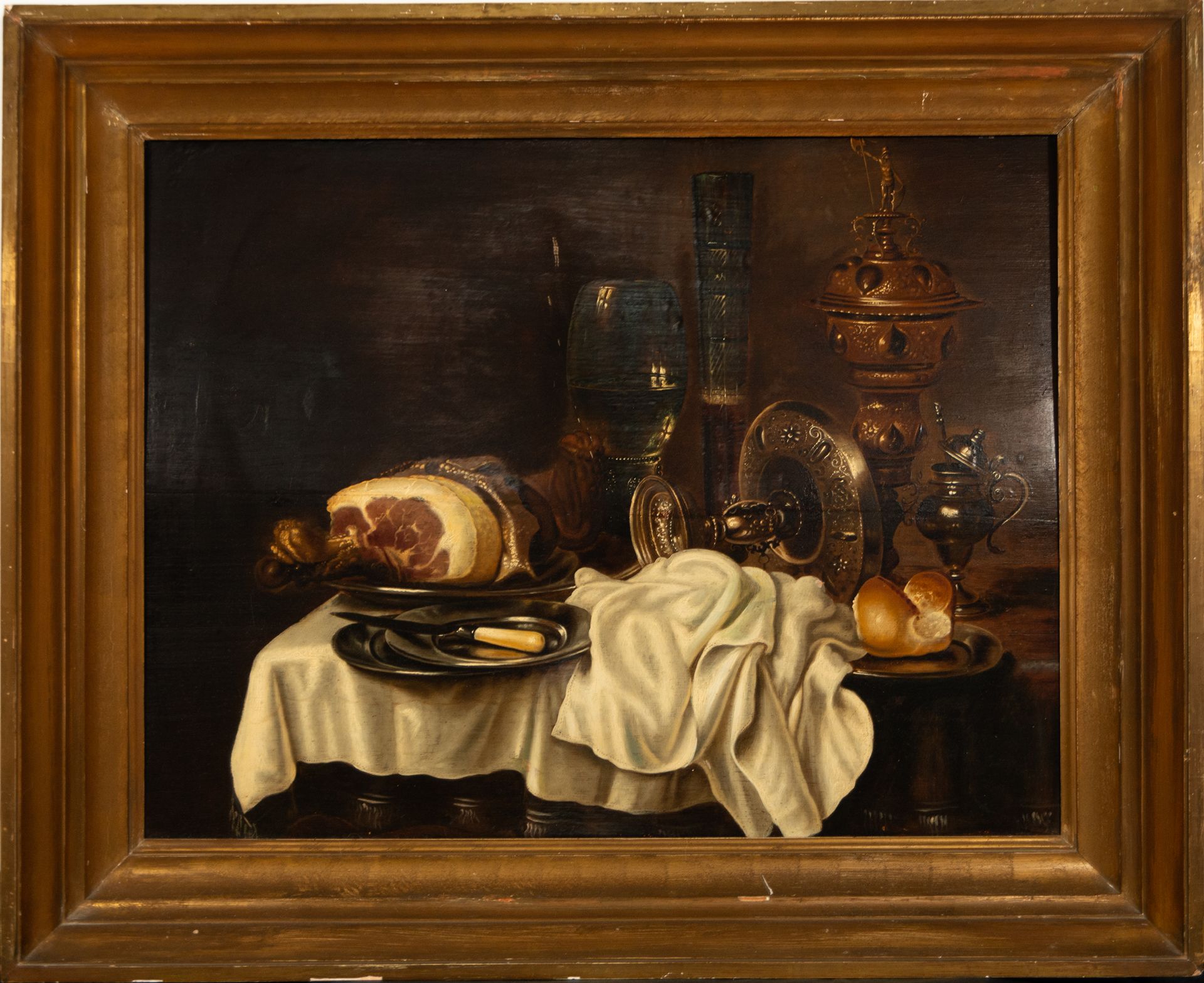 Still life, following 17th century Flemish models, follower of Adriaen van Utrecht (Antwerp, 1599 - 