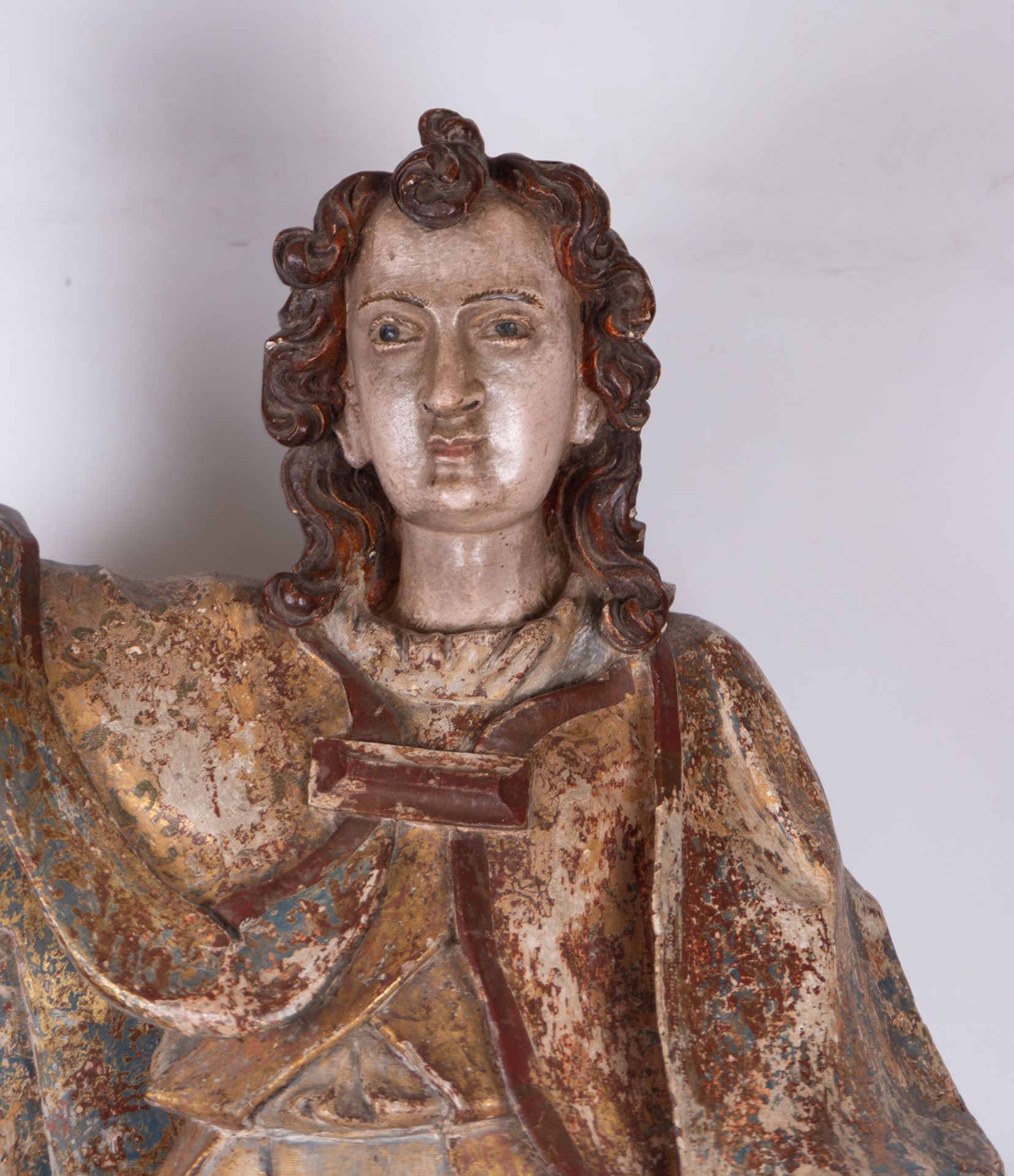 Saint John the Evangelist, 16th century Levantine school - Image 2 of 5