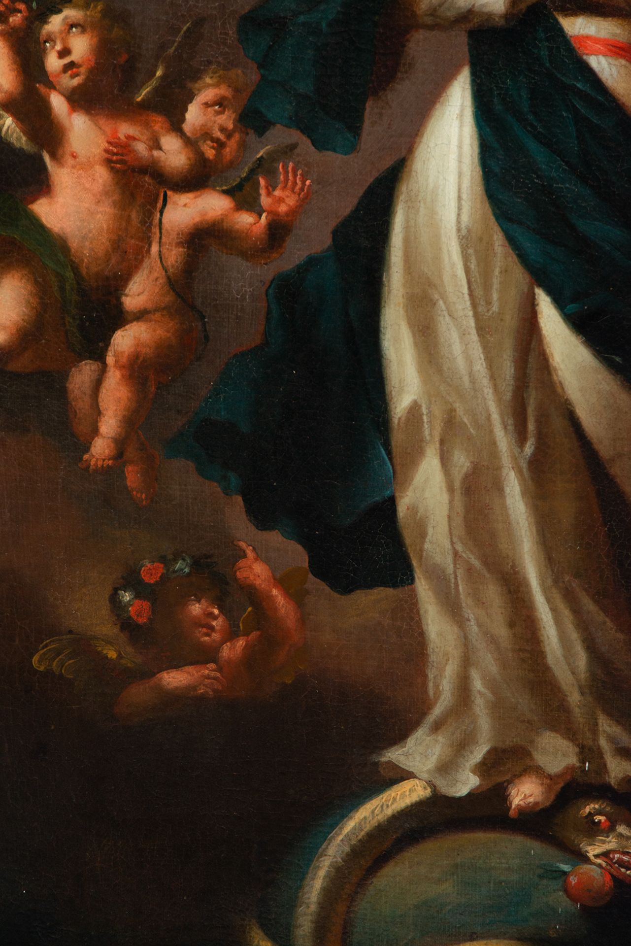 Immaculate Virgin, 17th century Neapolitan school - Image 4 of 5