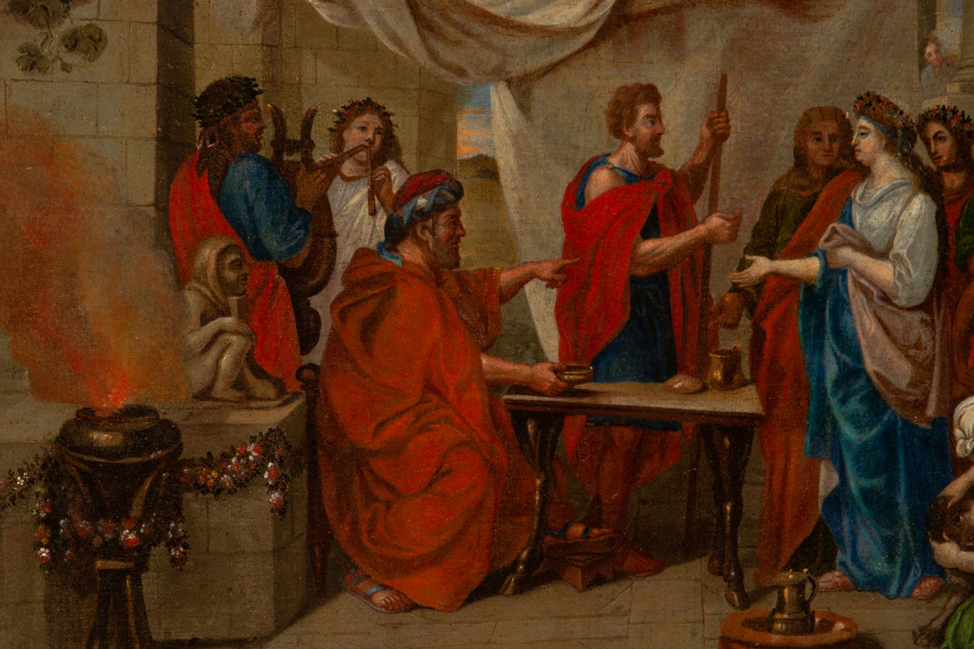 Salome in front of King Herod, 18th century Italian school - Image 3 of 5