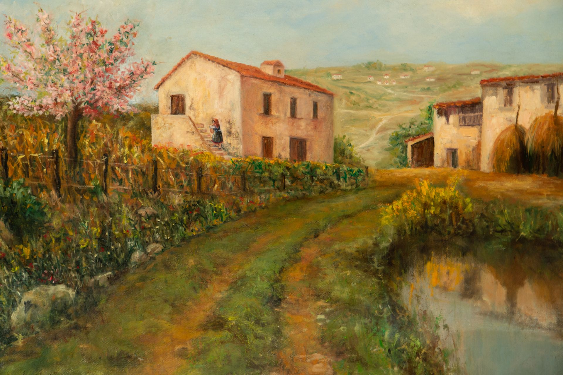 View of the Town, Luis Salvador Junior, Portuguese school of the 20th century - Bild 3 aus 5