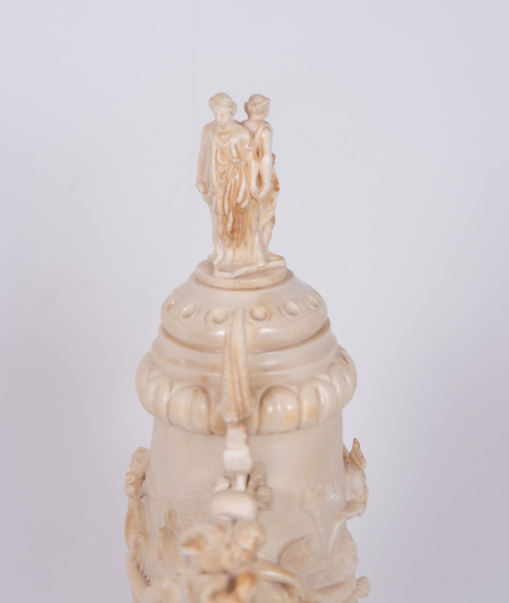 Important Tankard in ivory with mythological scene from the 19th century - Bild 9 aus 9