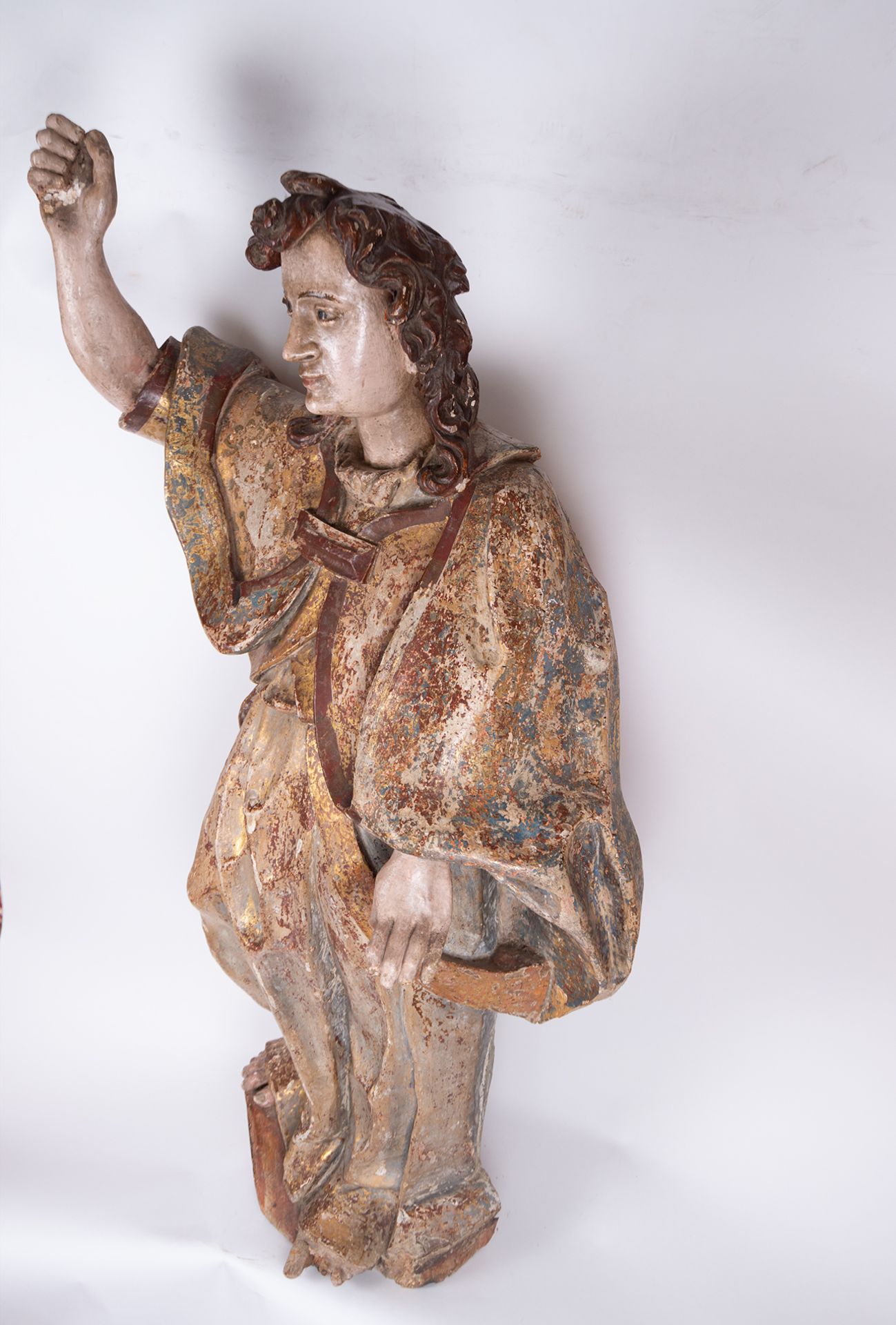 Saint John the Evangelist, 16th century Levantine school - Image 3 of 5