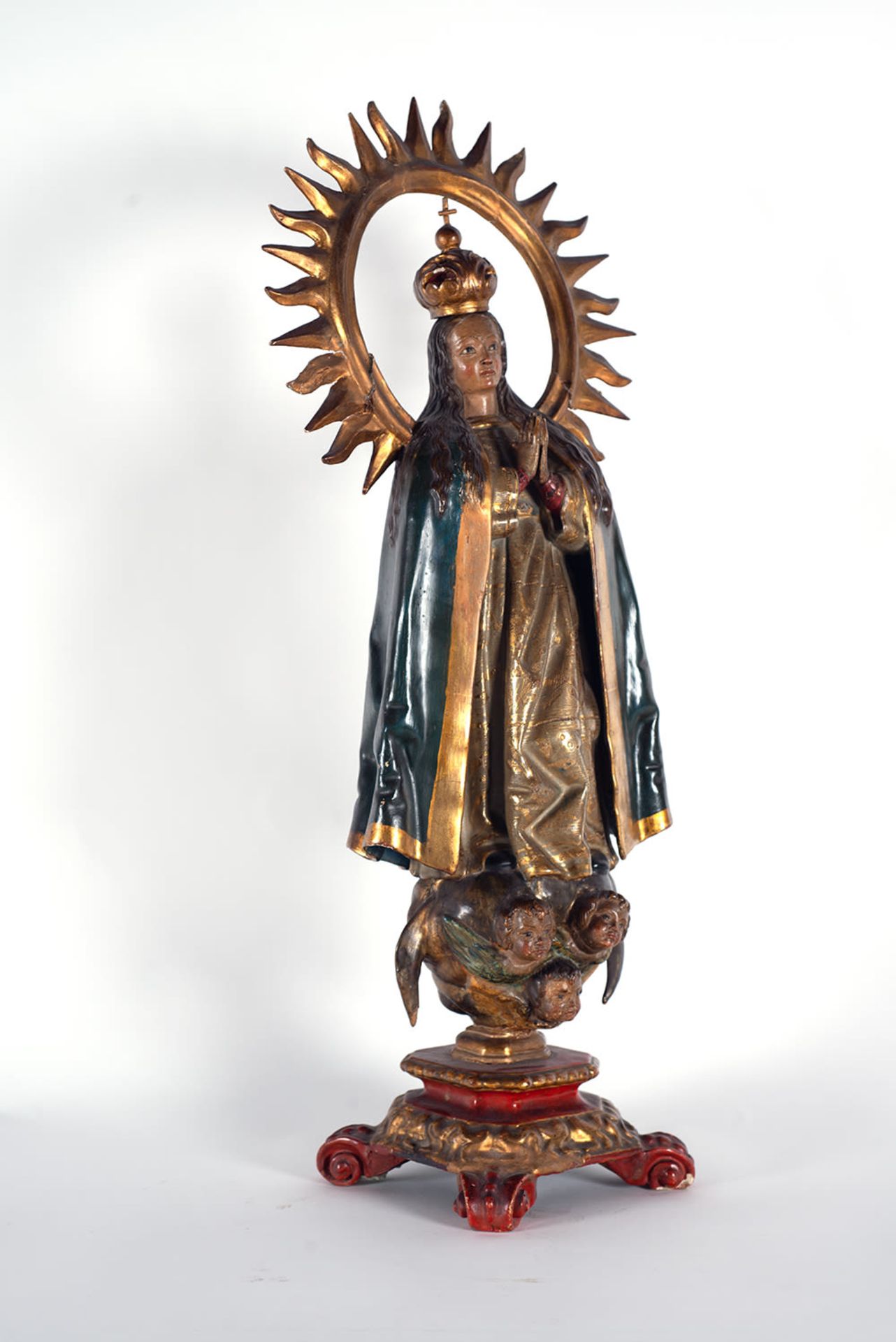 Immaculate Virgin, Valladolid school of the 16th century, circle of Gregorio Fernández - Bild 4 aus 7