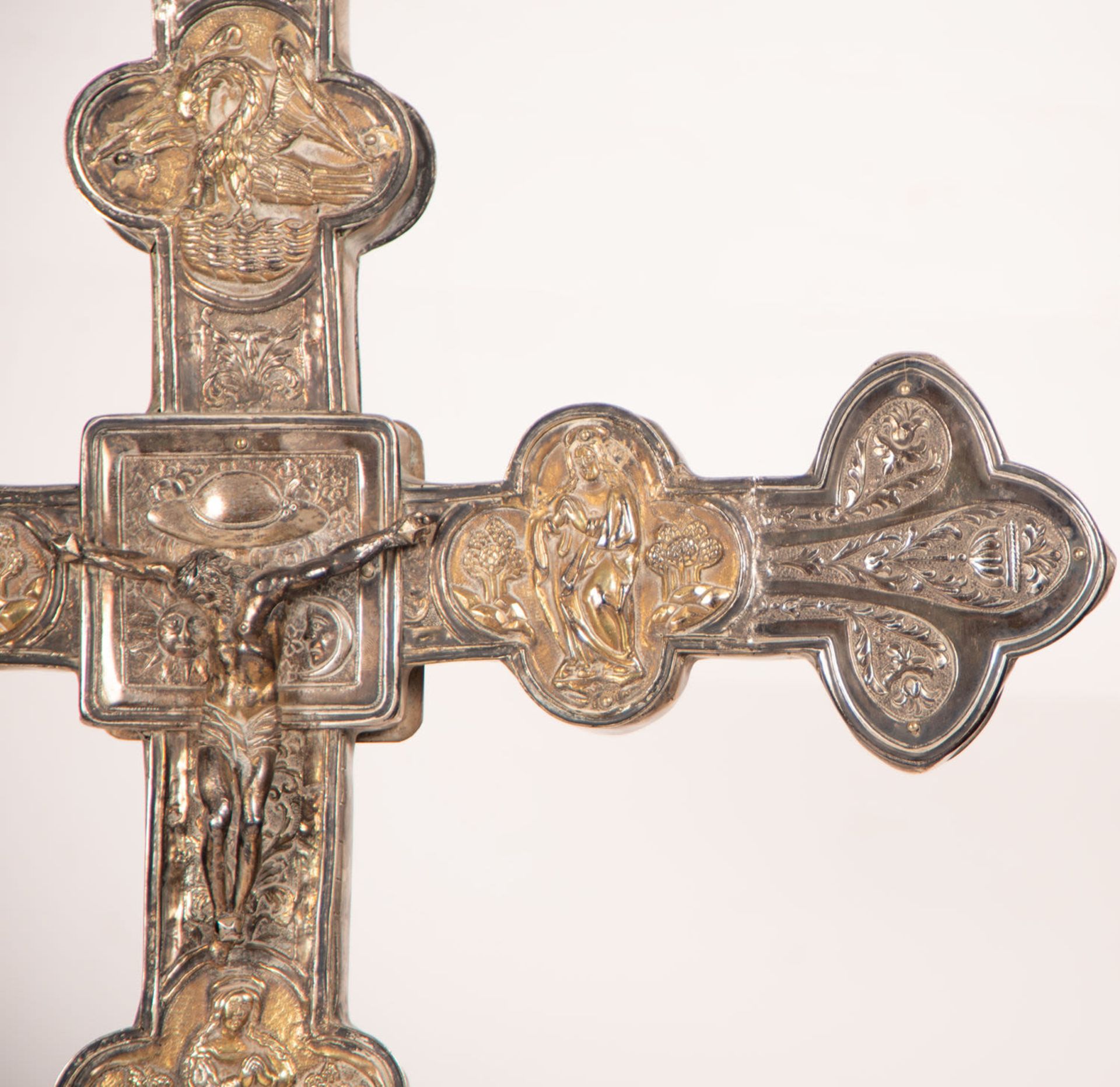 Large Plateresque Processional Cross in Silver, Spain, 16th century - Bild 23 aus 26