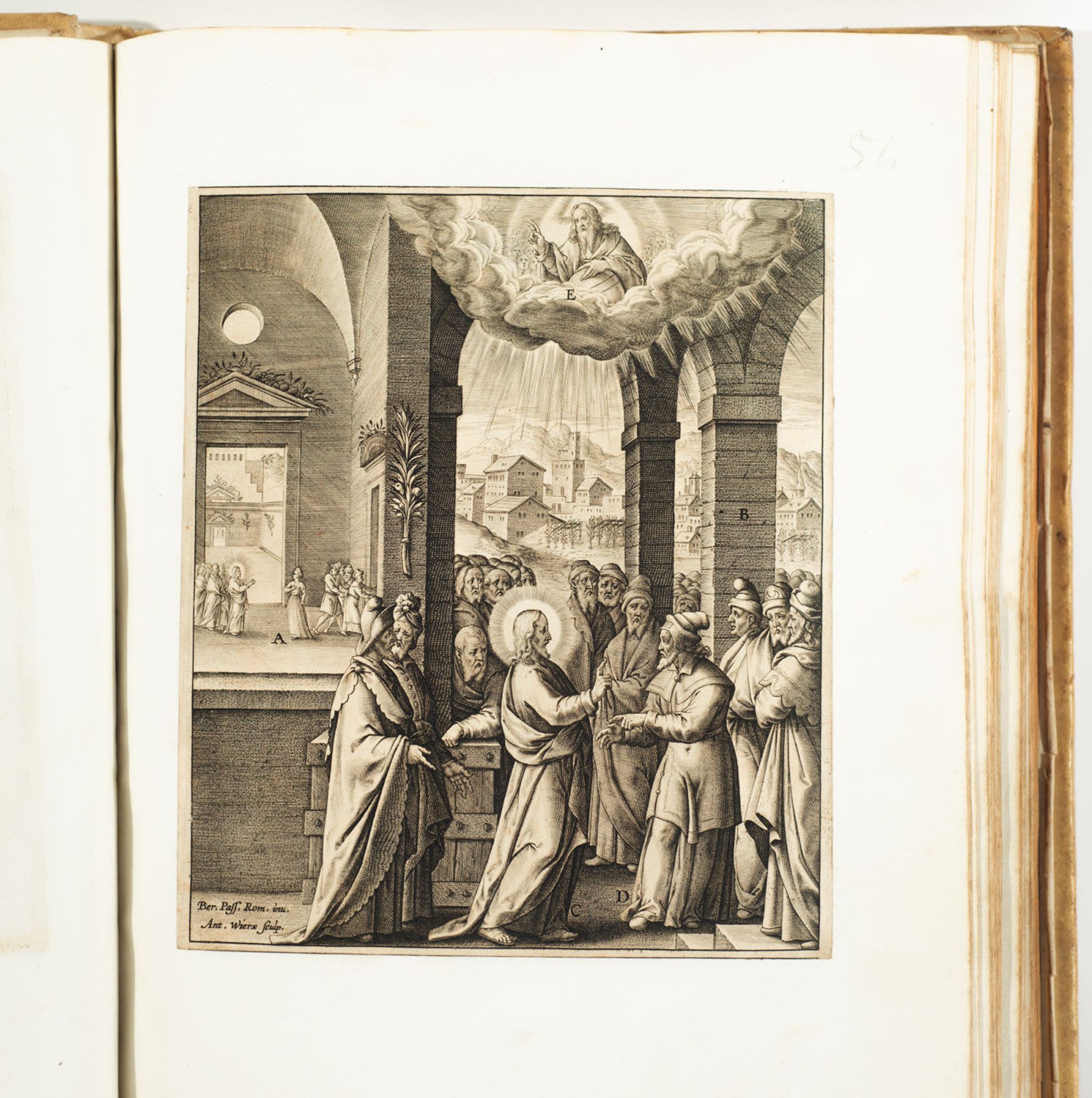 Important complete collection of engravings of the life of Jesus Christ by the brothers Johan, Anton - Image 12 of 13