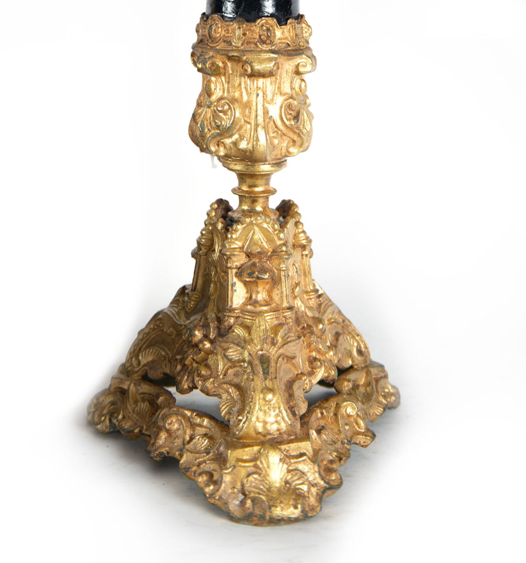 Napoleon III garniture depicting the Angel Gabriel with two candlesticks, second half of the 19th ce - Bild 11 aus 11