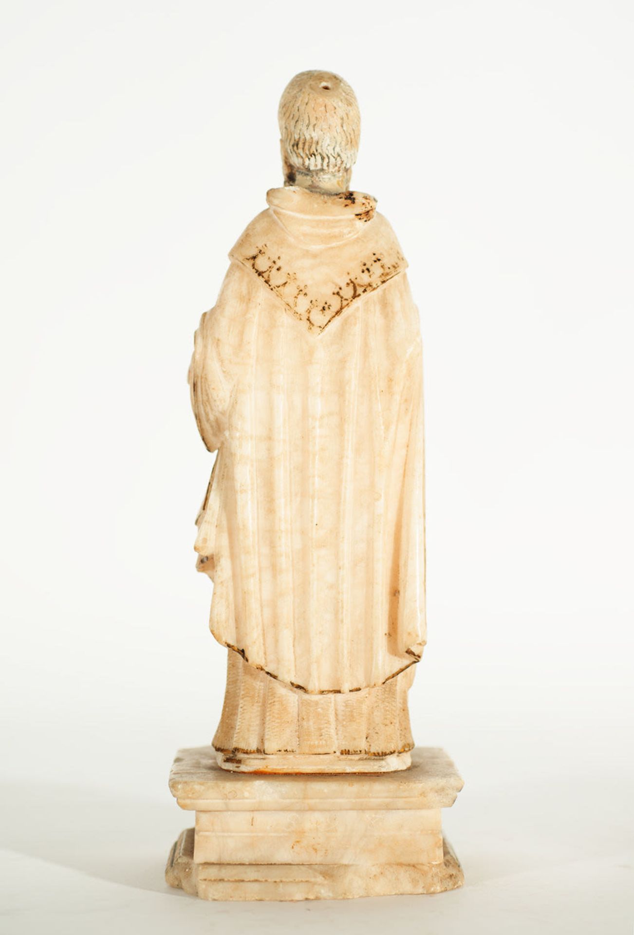 Apostle in alabaster, Burgos 16th century - Image 3 of 3