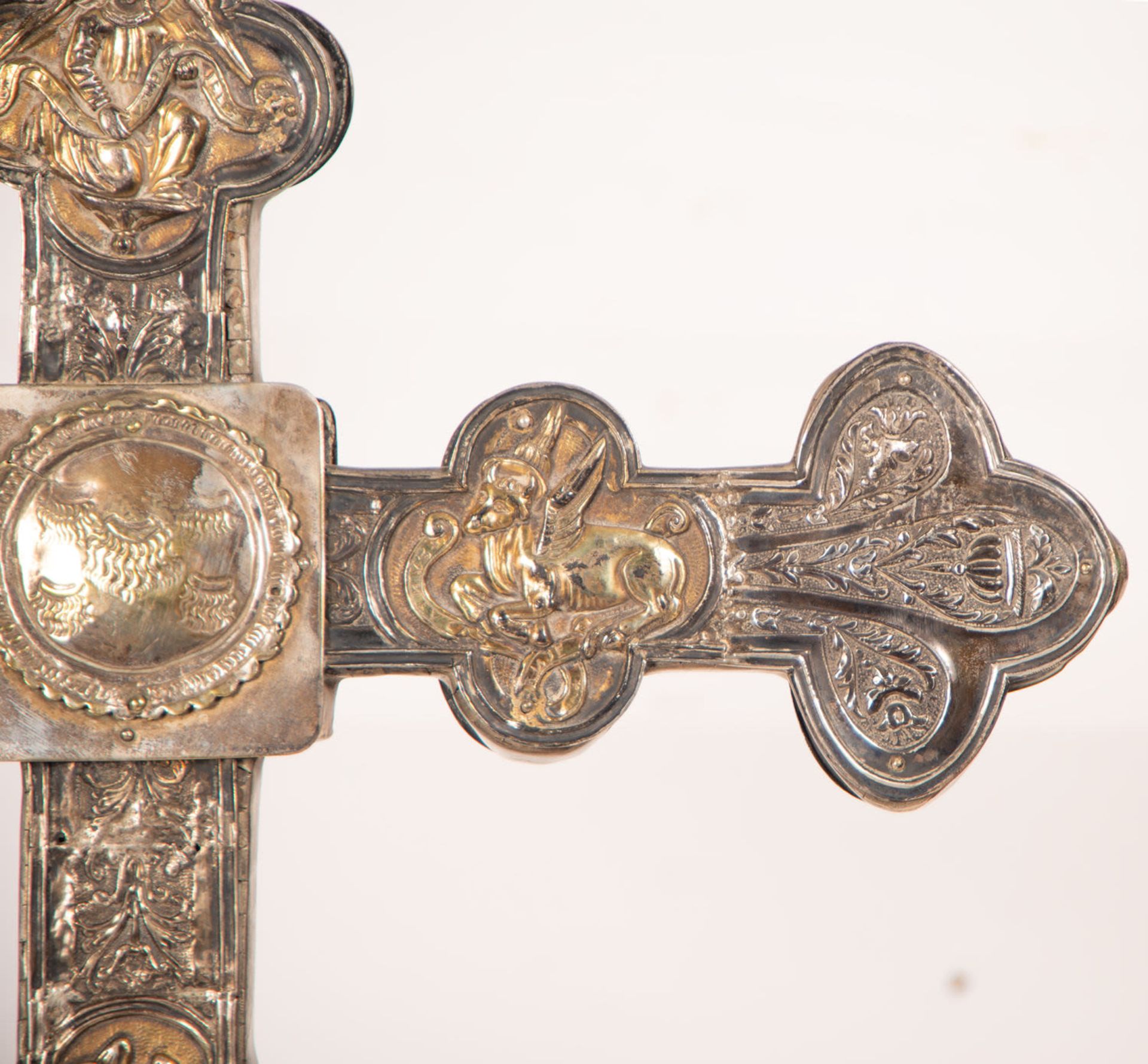 Large Plateresque Processional Cross in Silver, Spain, 16th century - Bild 7 aus 26