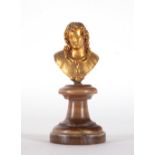 Rare bust in gilt bronze, Italy, 16th century, possibly Rome