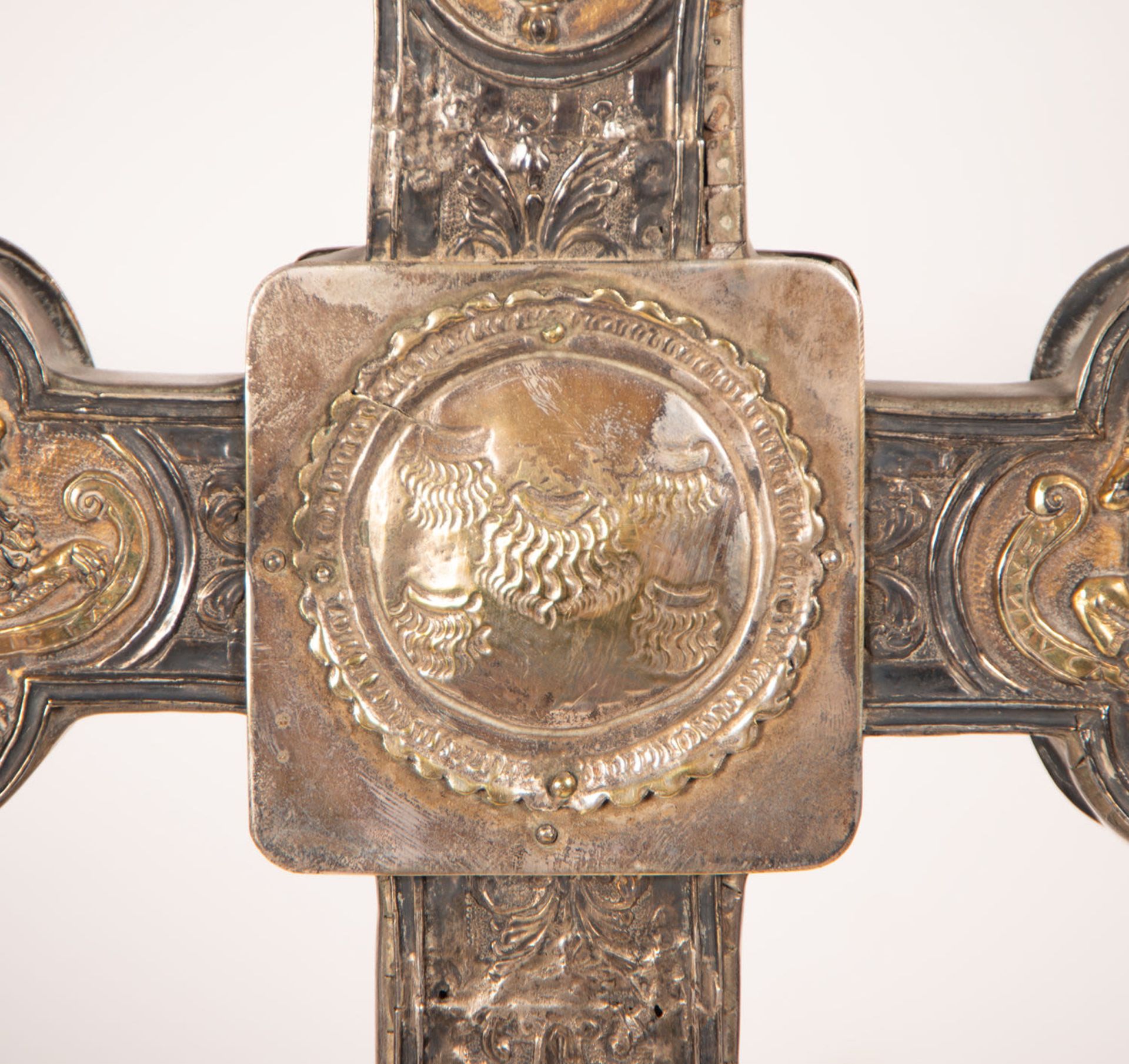 Large Plateresque Processional Cross in Silver, Spain, 16th century - Bild 10 aus 26