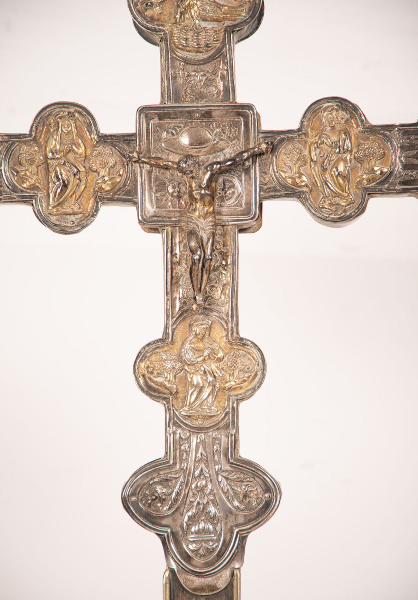 Large Plateresque Processional Cross in Silver, Spain, 16th century - Bild 20 aus 26