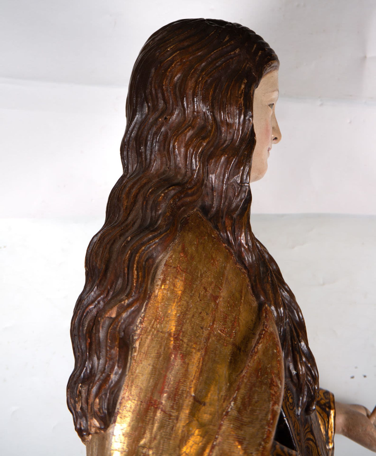 Exceptional Penitent Magdalen, Valladolid school of the 17th century, Gregorio Fernández circle (Sar - Bild 7 aus 22