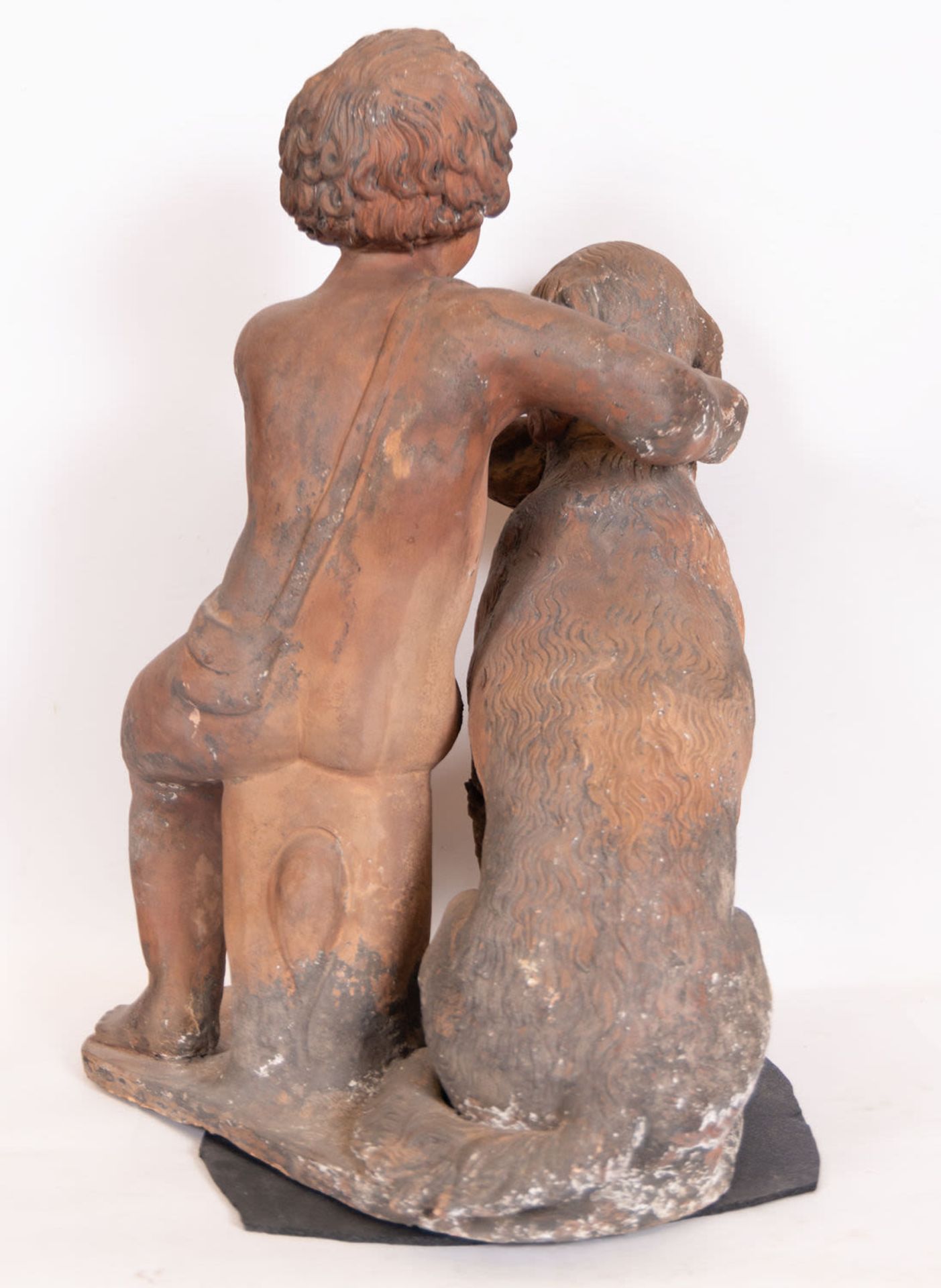 Boy with Dog in Terracotta, 18th century Italian school - Bild 6 aus 6