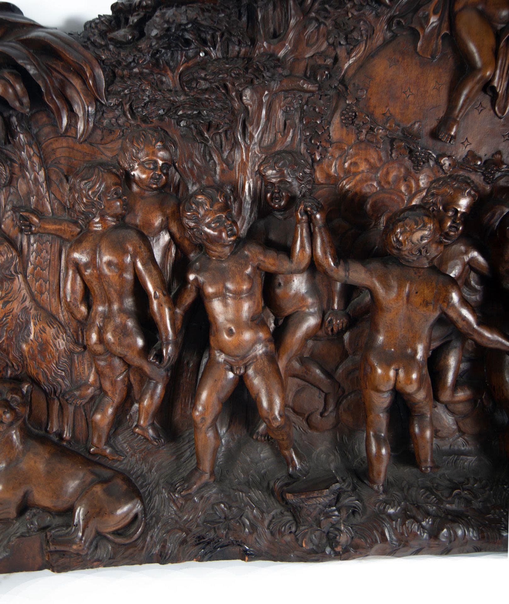 Large relief representing a bacchanal, possibly Austrian school of the 18th - 19th centuries - Bild 8 aus 12
