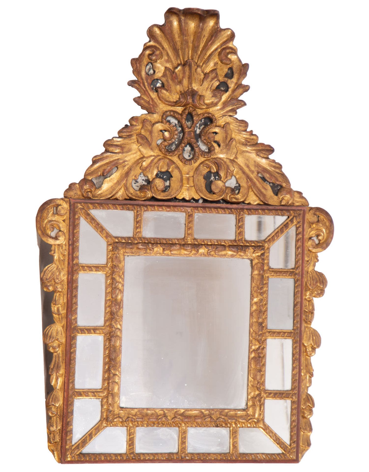 18th Century Colonial Style Cornucopia Mirror