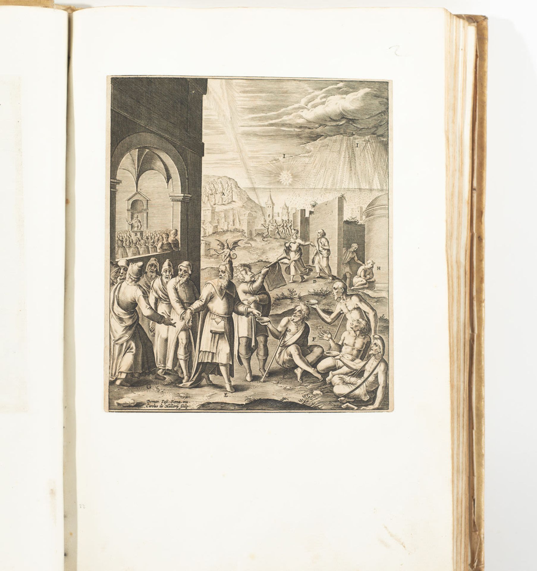 Important complete collection of engravings of the life of Jesus Christ by the brothers Johan, Anton - Image 10 of 13