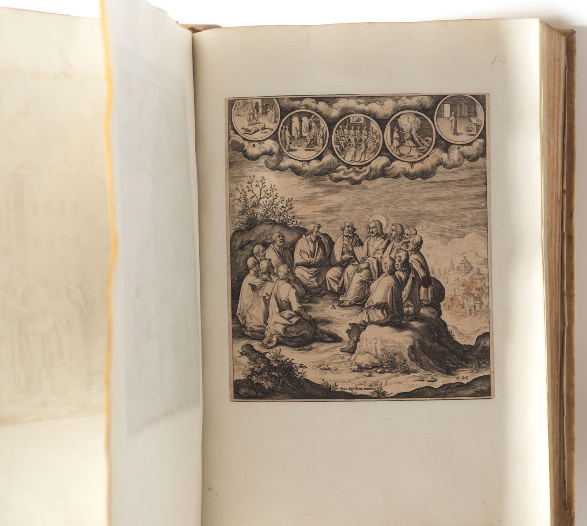 Important complete collection of engravings of the life of Jesus Christ by the brothers Johan, Anton - Image 8 of 13