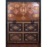 Exceptional Spanish Vargueno Cabinet complete with table, Toledo school of the 17th century