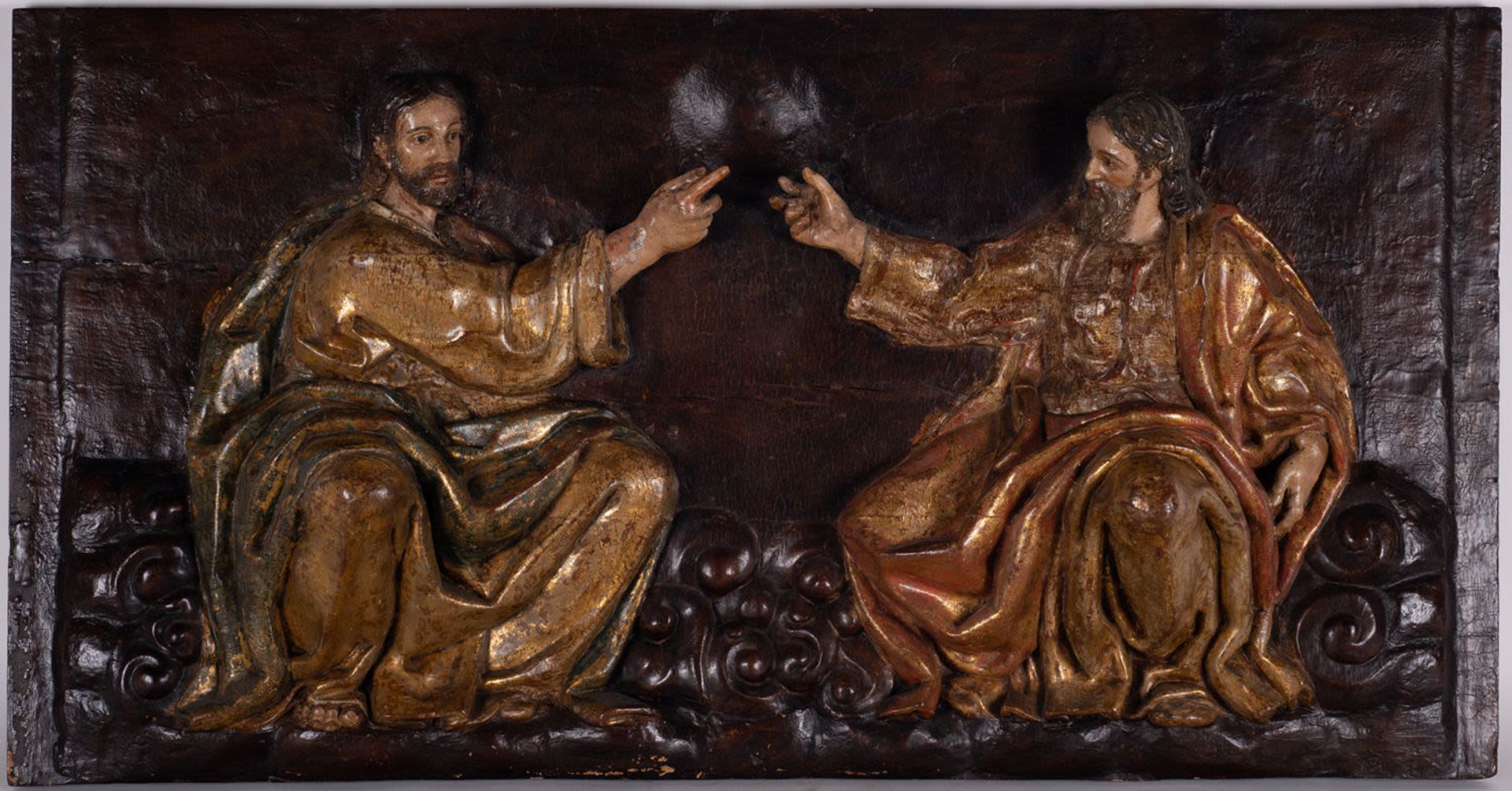 God Father welcoming Christ, Spanish school of the 17th C.