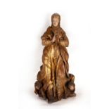 Important sculpture of Sainte Anne, school of Alonso de Berruguete (Paredes de Nava, c.1490-Toledo,