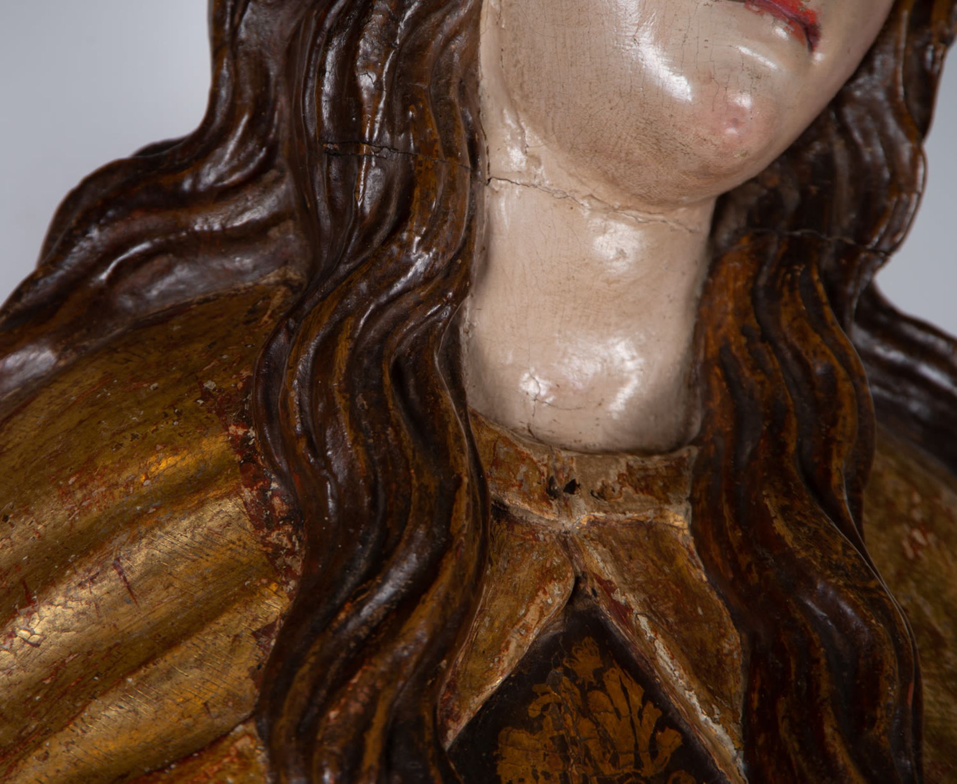 Exceptional Penitent Magdalen, Valladolid school of the 17th century, Gregorio Fernández circle (Sar - Bild 16 aus 22