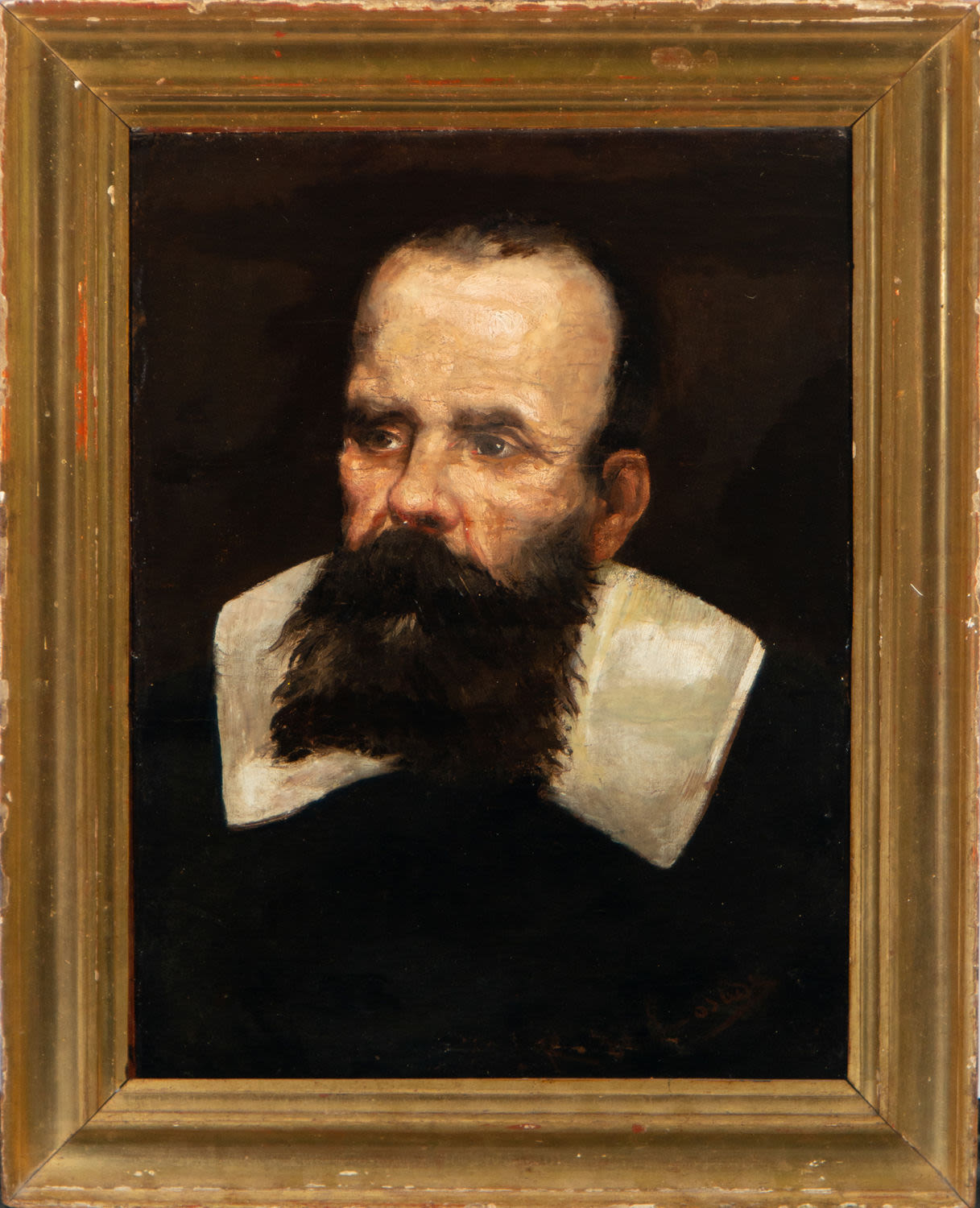 Portrait of a Gentleman with a Beard, Spanish school from the second half of the 19th century