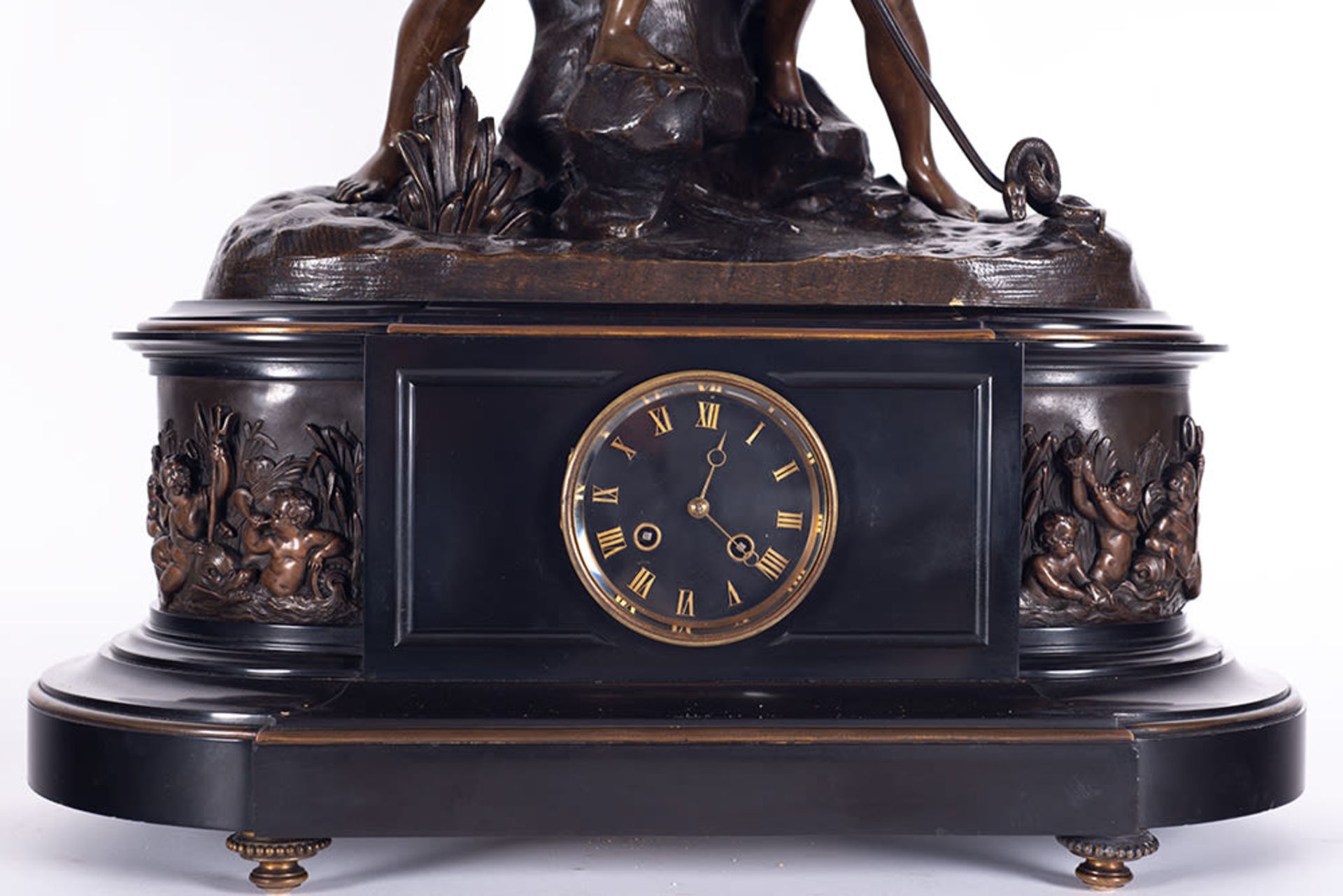 Large French mantle clock, 19th century - Bild 8 aus 11