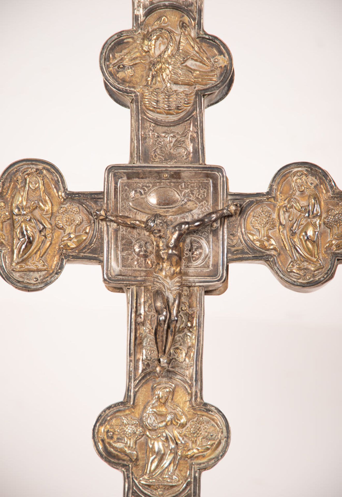 Large Plateresque Processional Cross in Silver, Spain, 16th century - Bild 21 aus 26