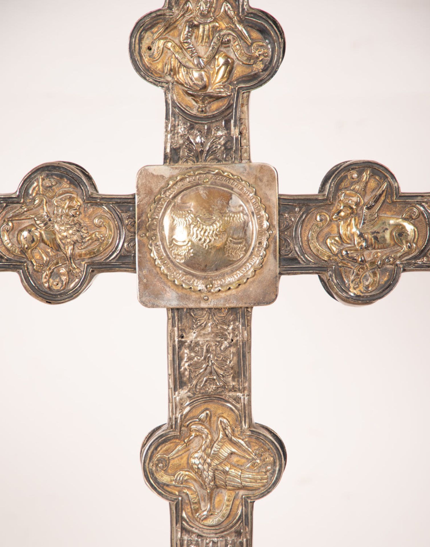 Large Plateresque Processional Cross in Silver, Spain, 16th century - Bild 4 aus 26