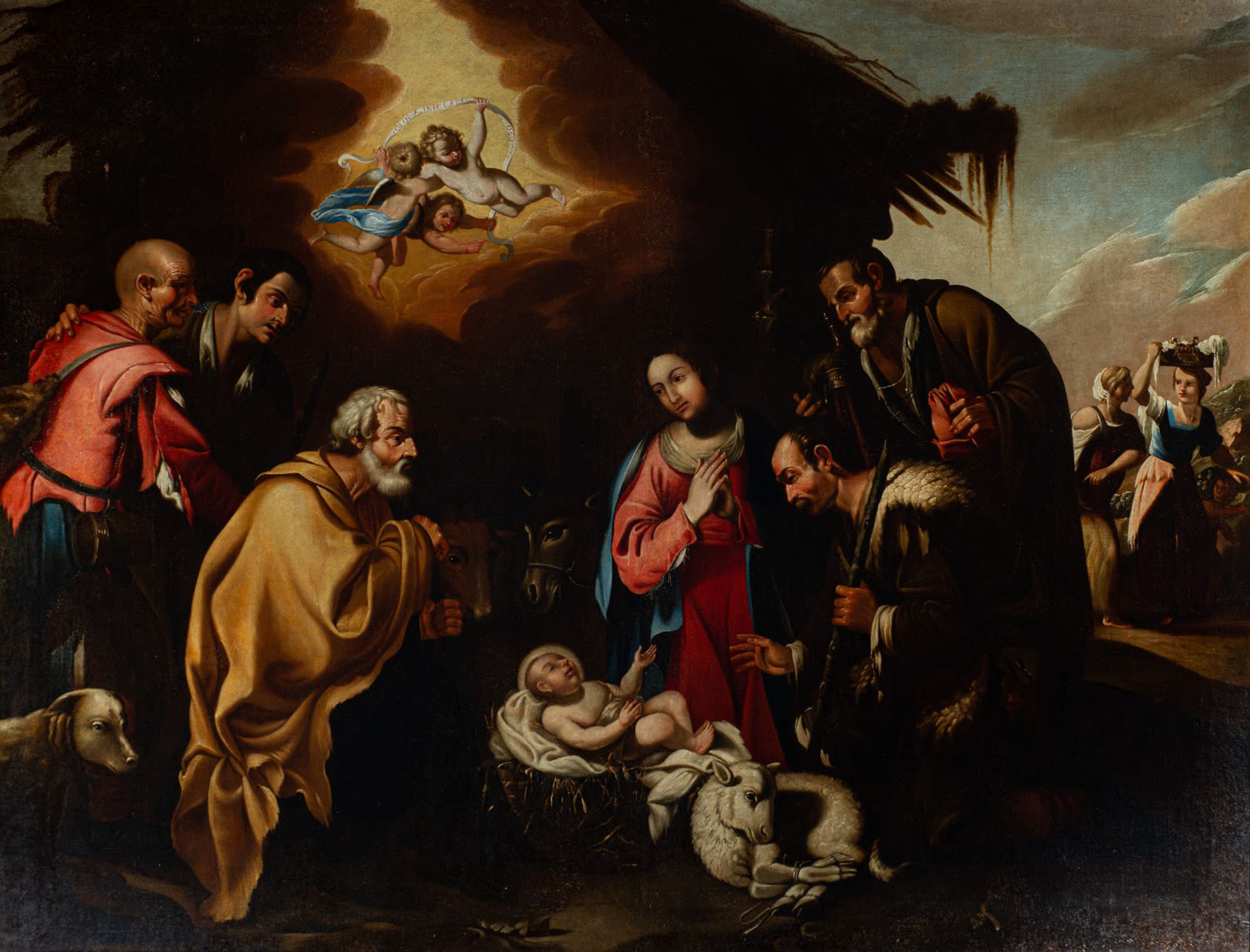 "The Adoration of the Shepherds", attributed to Antonio del Castillo y Saavedra (Córdoba, Spain, 161 - Bild 2 aus 18