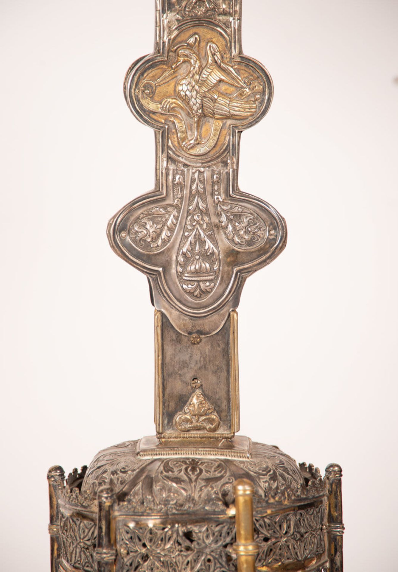 Large Plateresque Processional Cross in Silver, Spain, 16th century - Bild 3 aus 26