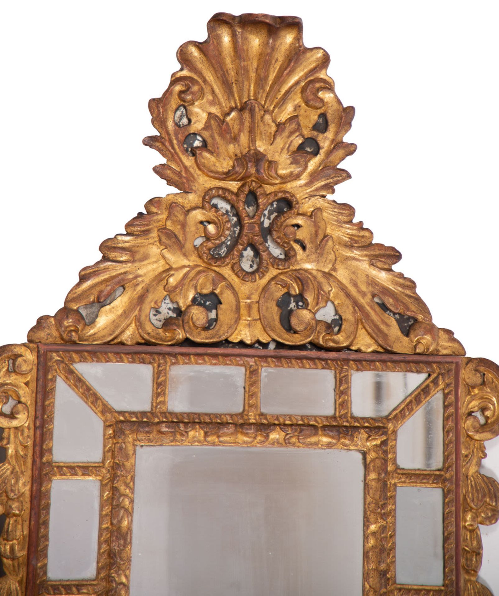 18th Century Colonial Style Cornucopia Mirror - Image 2 of 4