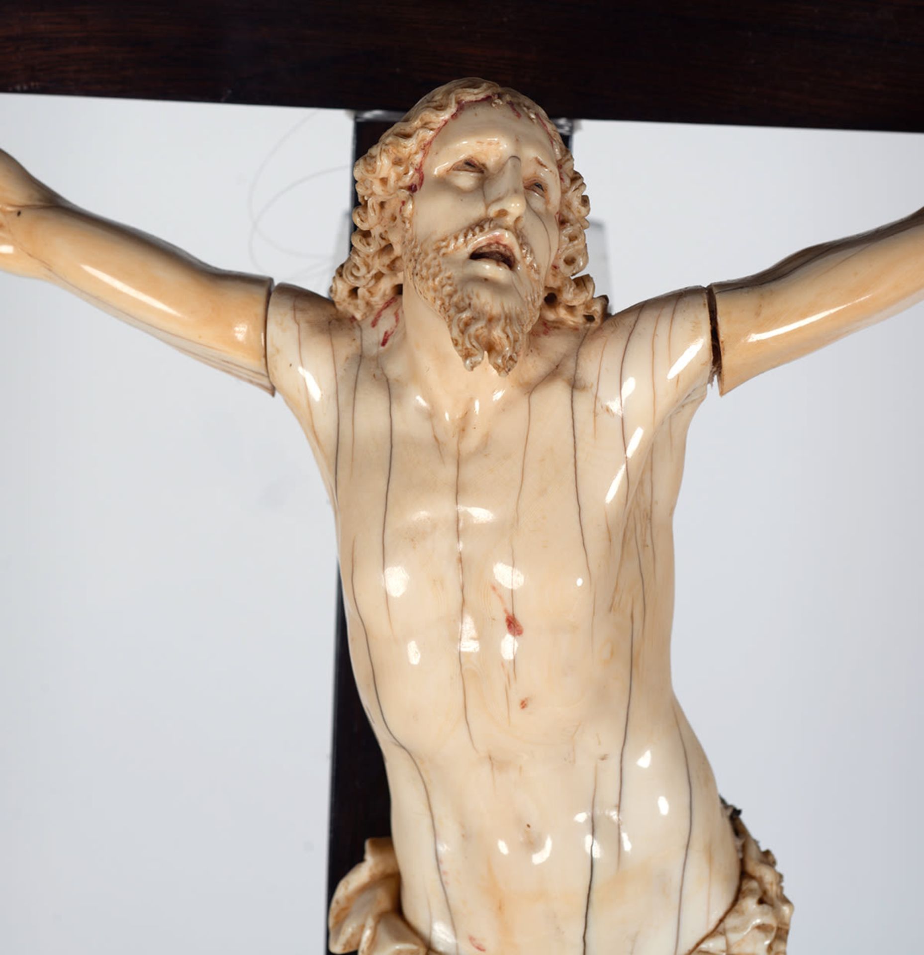 Very important Christ in ivory, Genoa, 16th century Italian school - Bild 4 aus 5