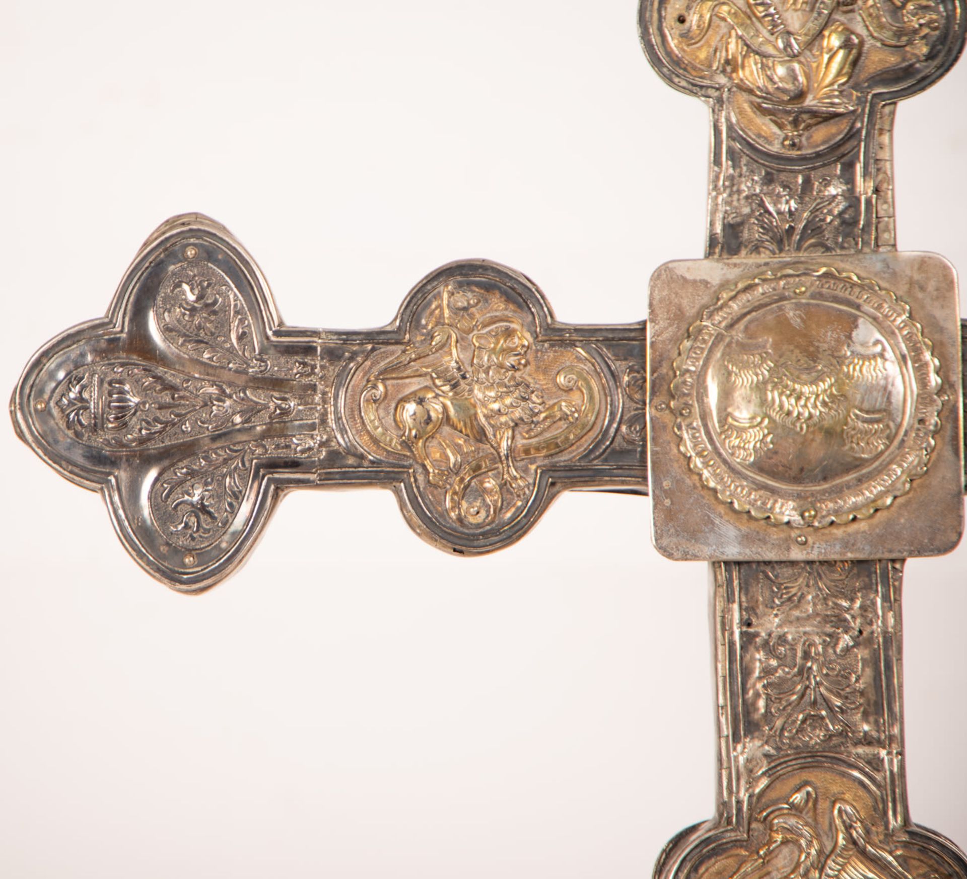 Large Plateresque Processional Cross in Silver, Spain, 16th century - Bild 6 aus 26