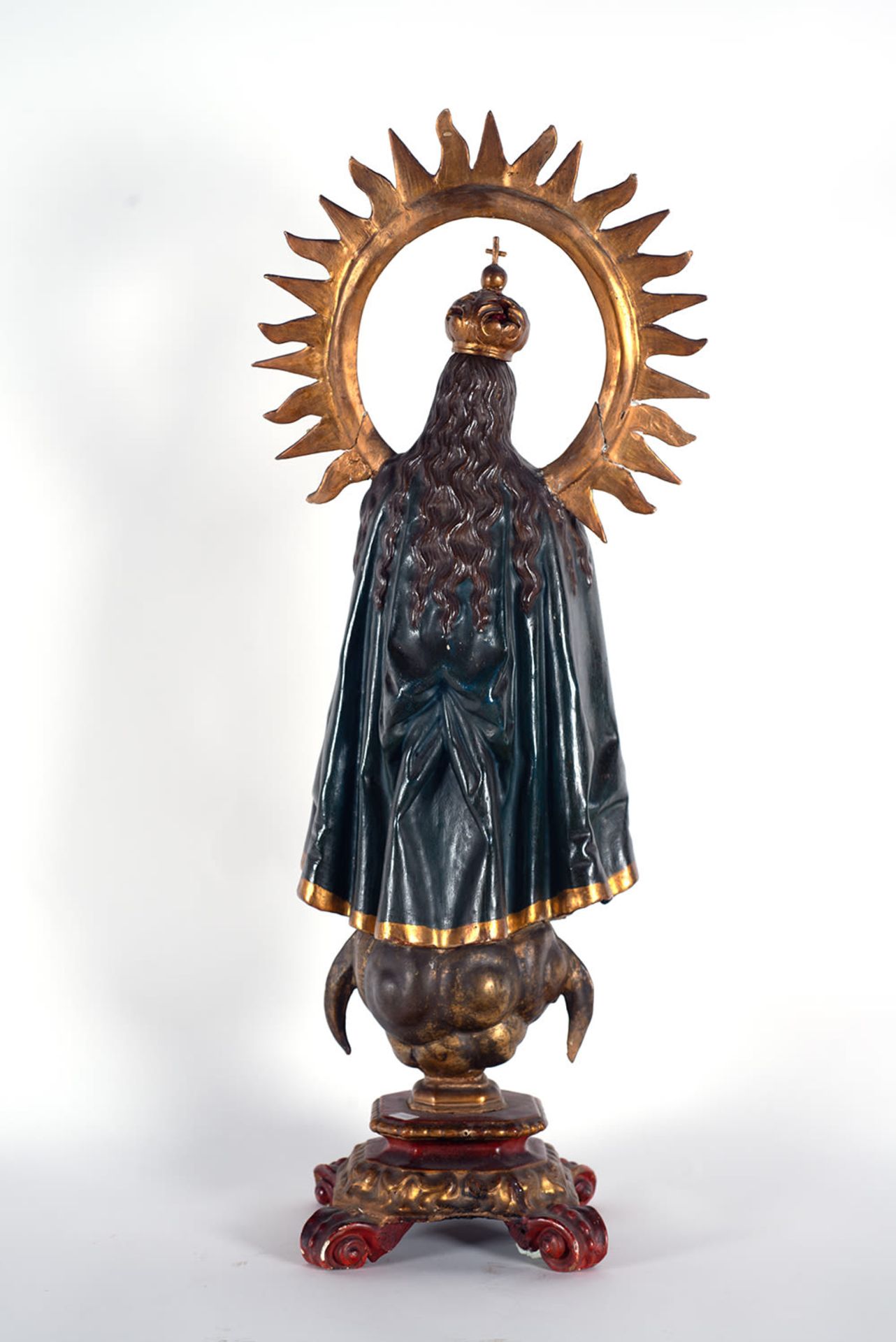 Immaculate Virgin, Valladolid school of the 16th century, circle of Gregorio Fernández - Bild 3 aus 7