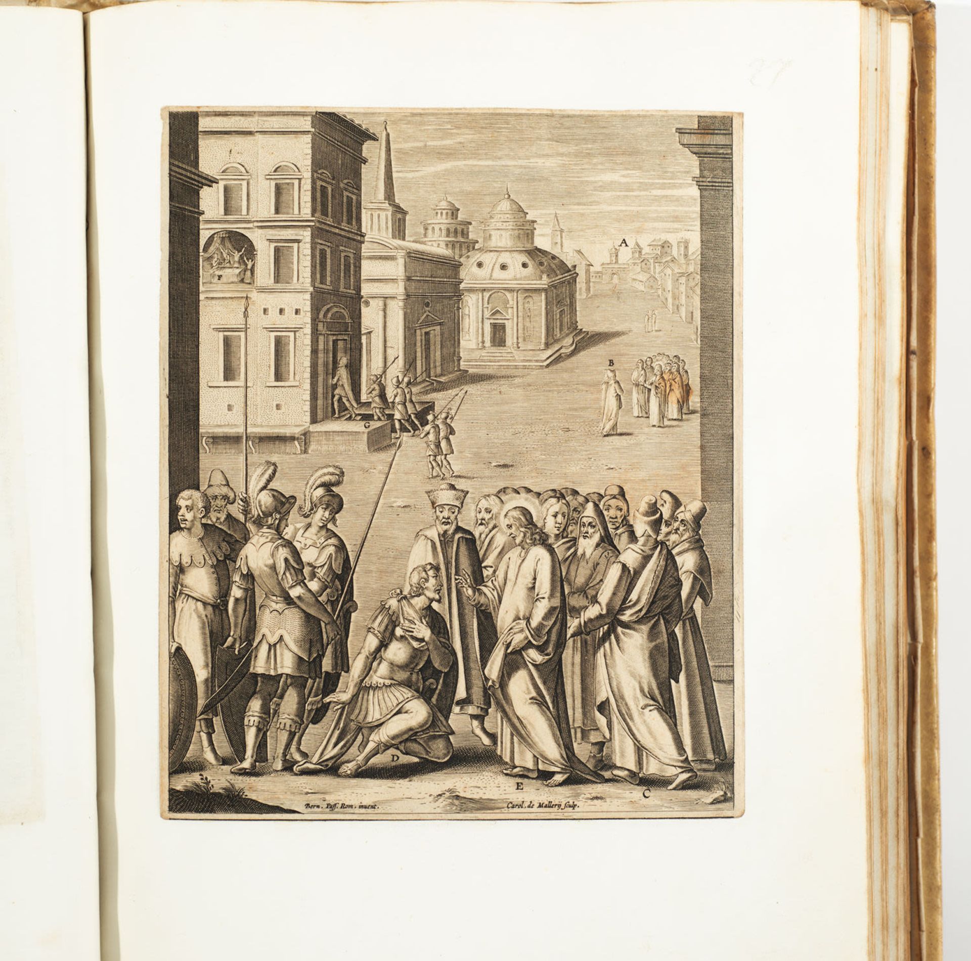 Important complete collection of engravings of the life of Jesus Christ by the brothers Johan, Anton - Image 11 of 13