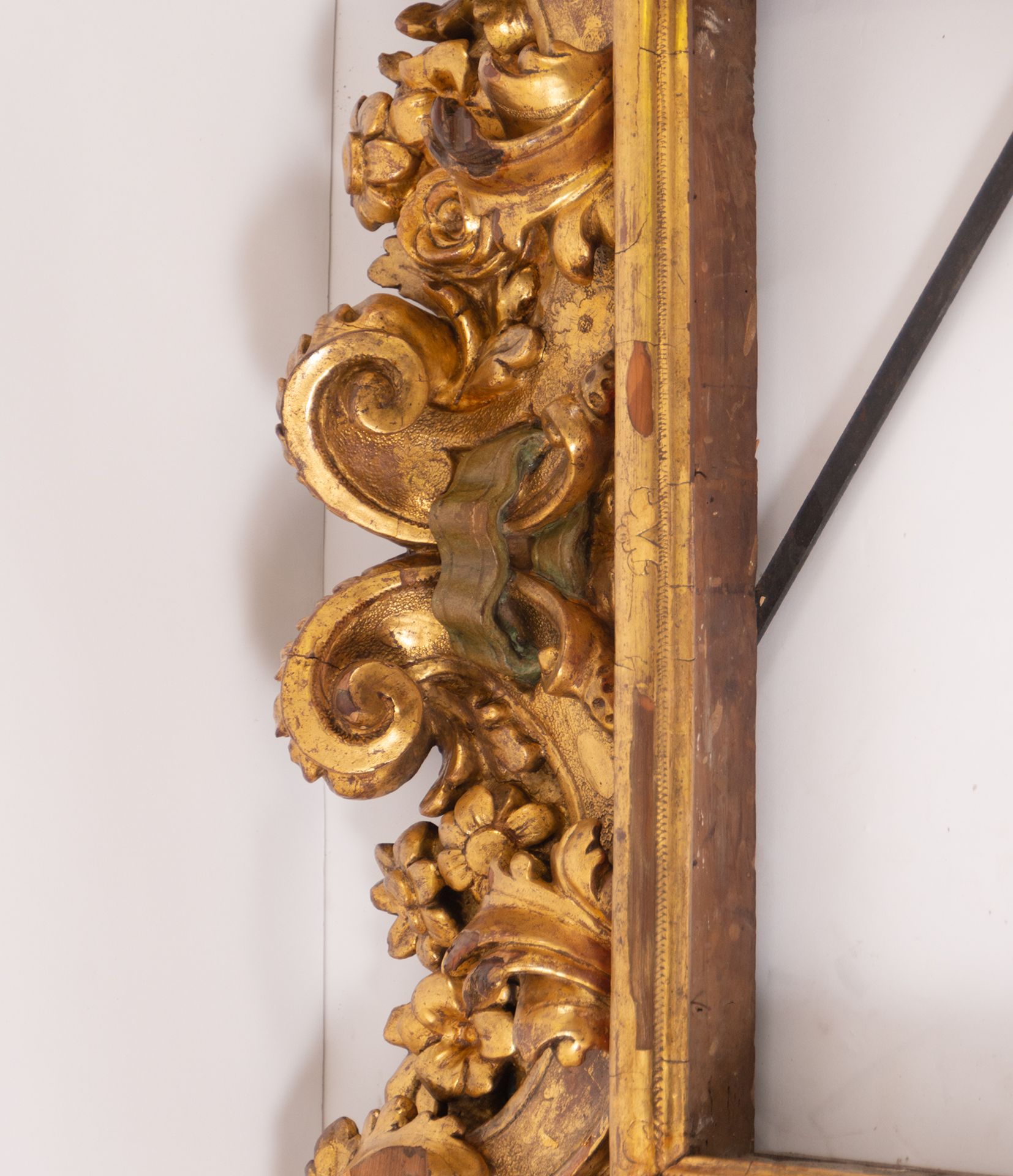 Important Baroque style cornucopia frame, Italian school of the 18th century - Bild 4 aus 5