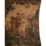 Antwerp Tapestry Depicting Ottoman Prince and Princess on Horseback, 17th - 18th centuries