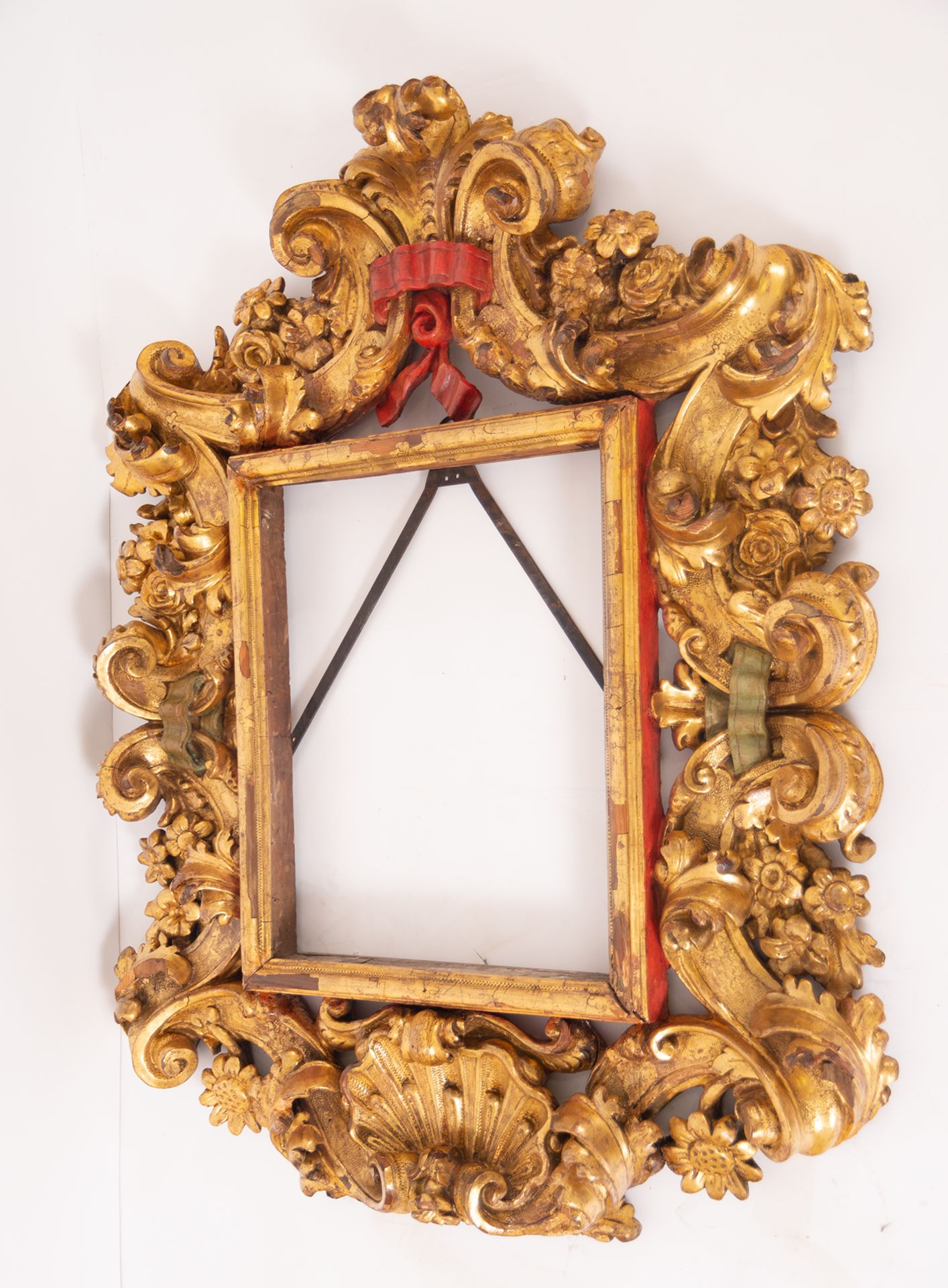 Important Baroque style cornucopia frame, Italian school of the 18th century