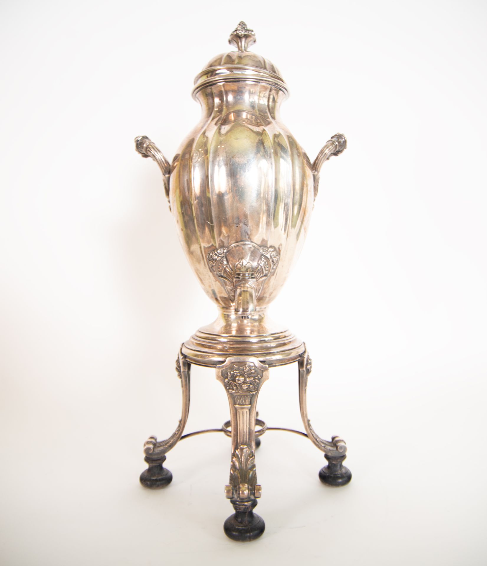 19th century French Silver Samovar, 19th century French school