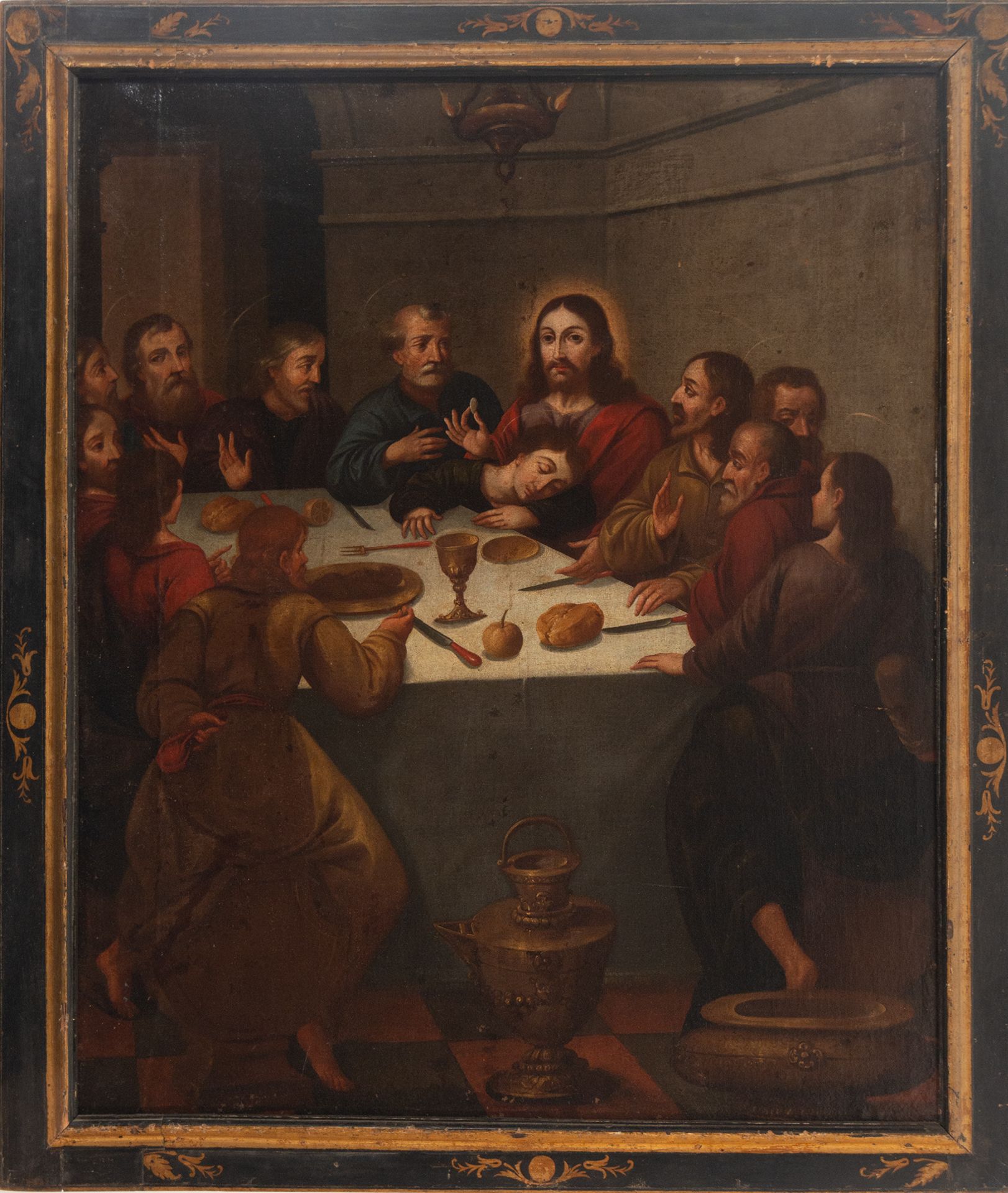 The Last Supper, Spanish or colonial school of the 17th century