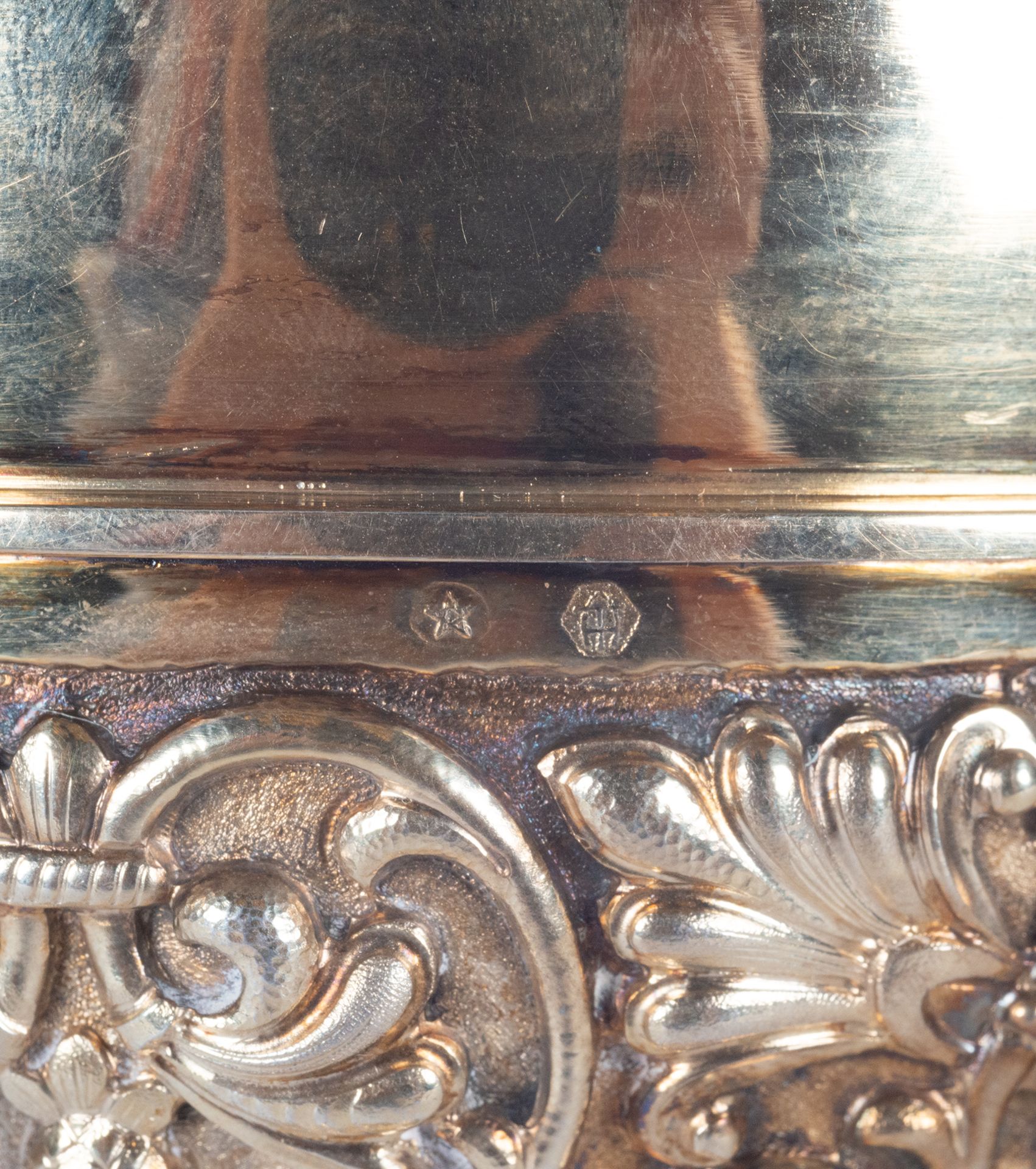 Important Liturgical Chalice in Golden 925 Sterling Silver with Salvilla, marks of Córdoba, peimra h - Image 6 of 6
